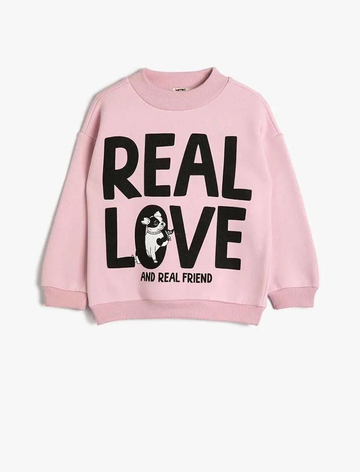 4WKG10216AK Koton Kız Çocuk  Sweat PEMBE