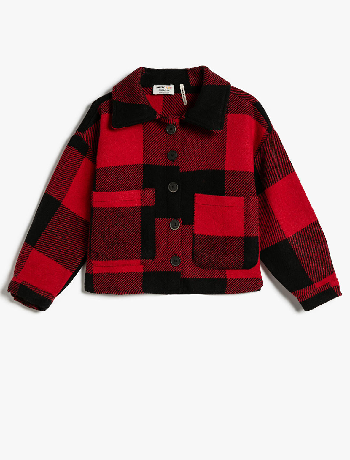 Gömlek Ceket Cep Detaylı Uzun Kollu