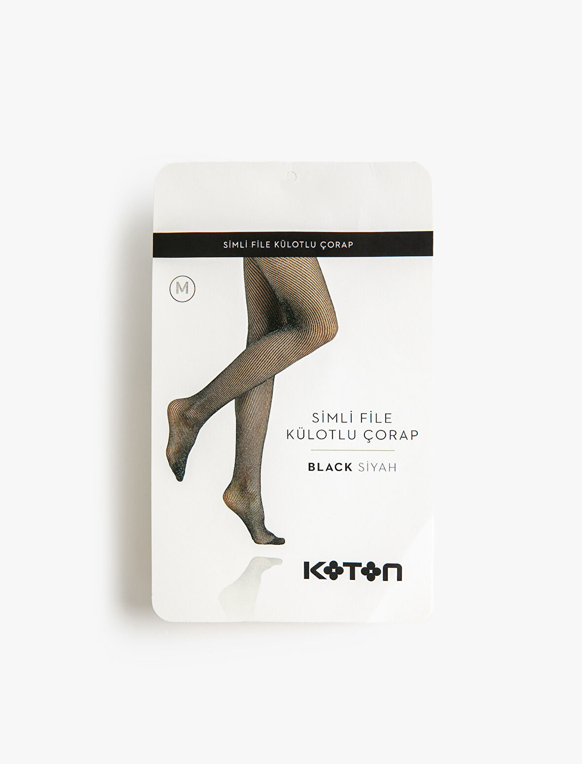 Simli File Külotlu Çorap