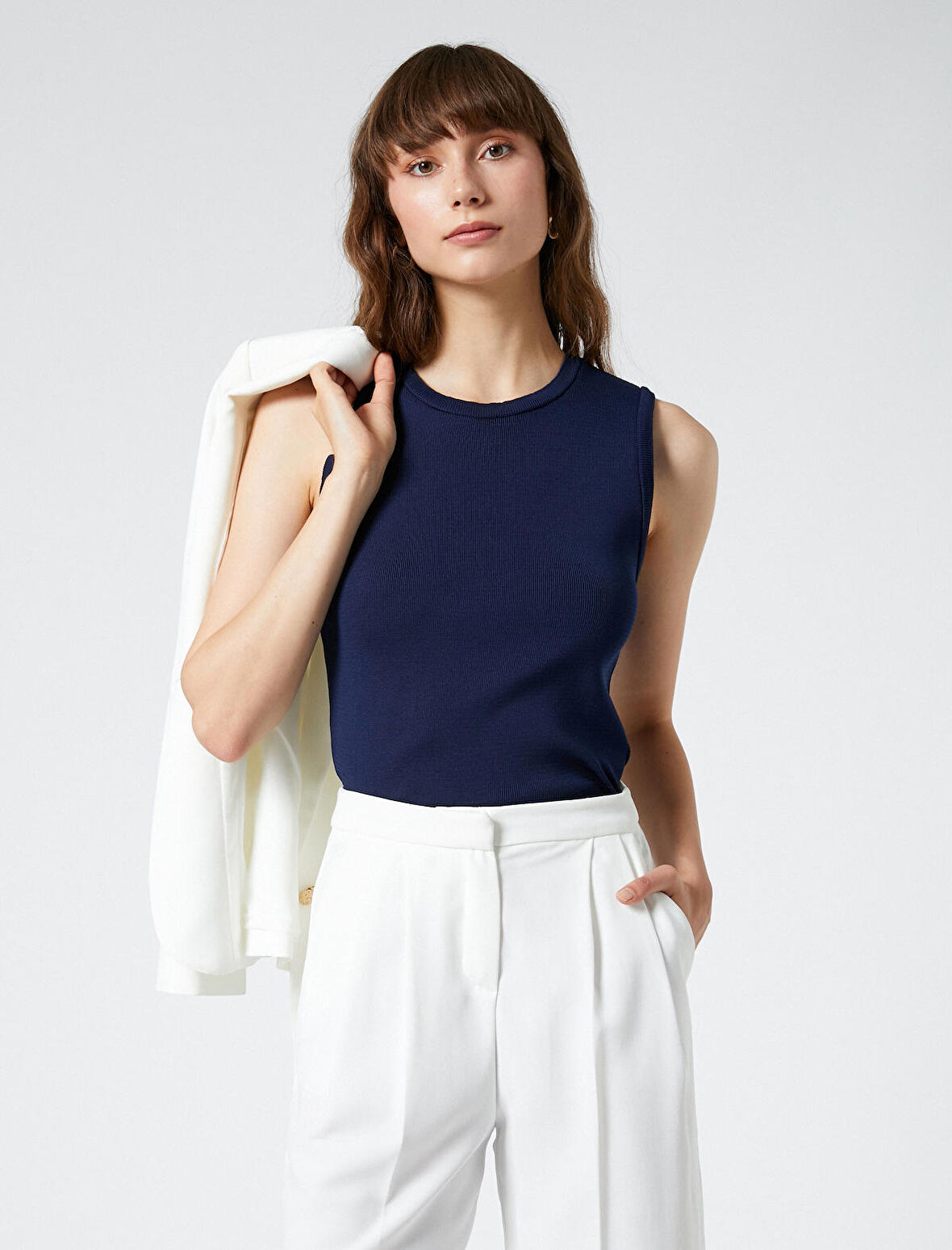 Triko Atlet Bisiklet Yaka Kolsuz Örme