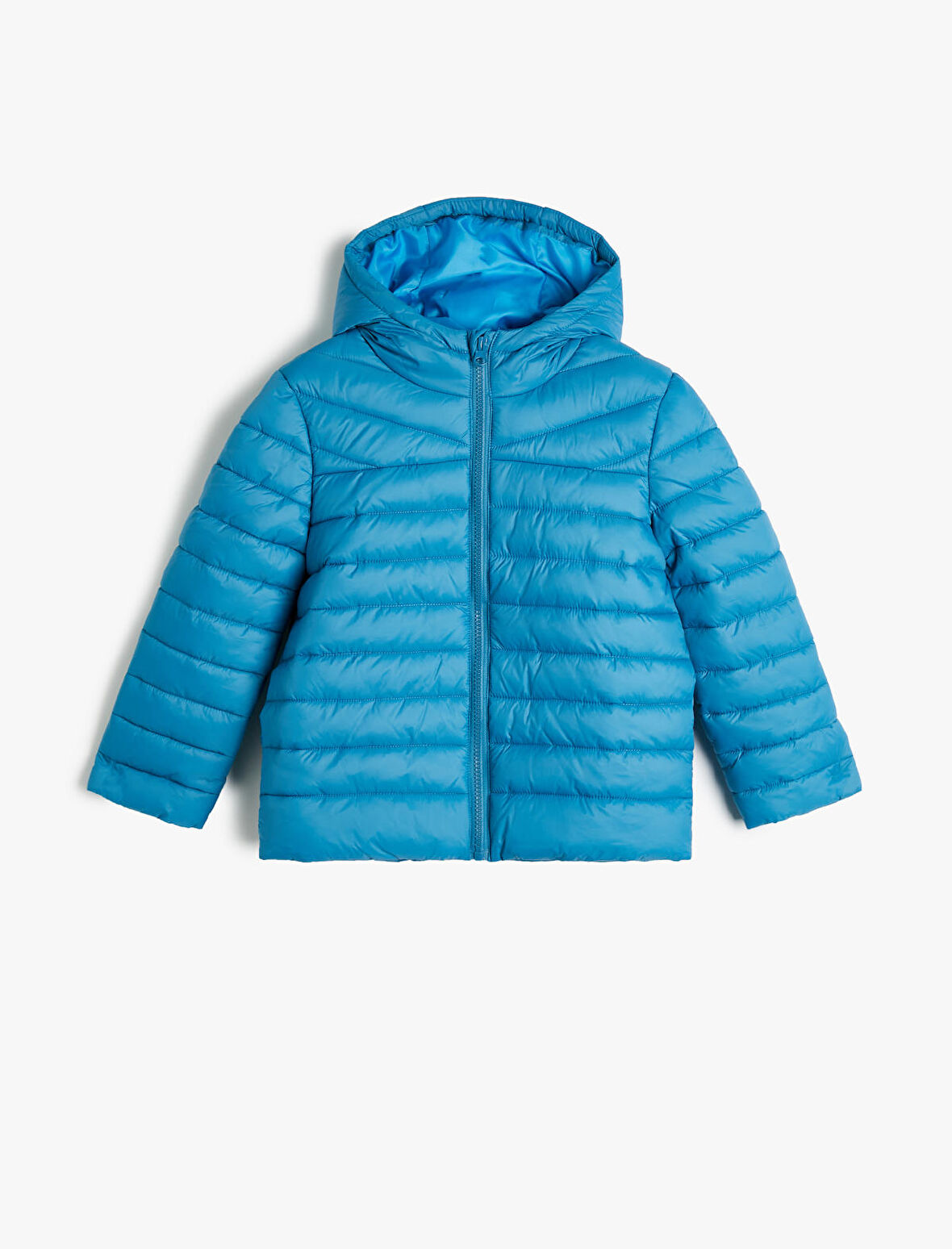 Mevsimlik Mont Kapşonlu Cepli Etiket Detaylı