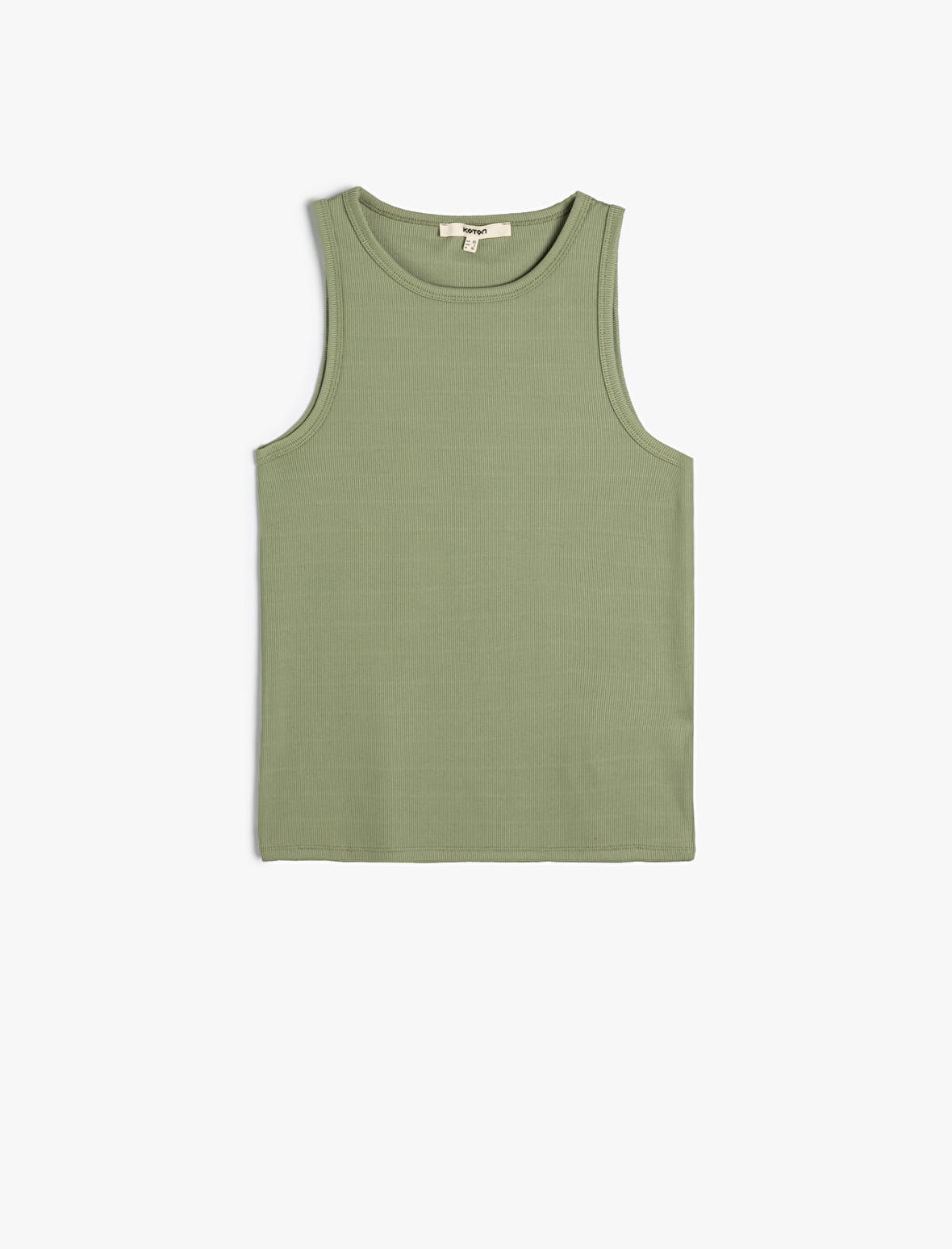 Halter Yaka Atlet Fitilli Slim Fit