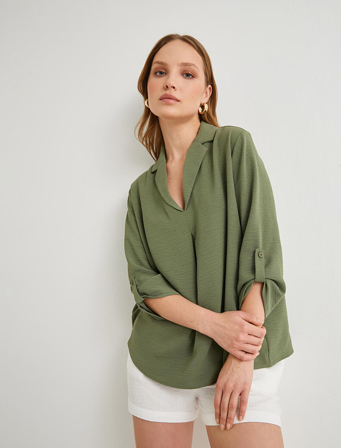 V Neck Blouse
