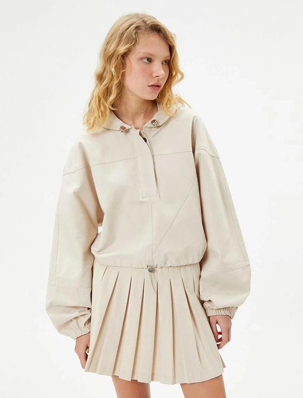 4SAL60006IW Koton Kadın Bluz TAŞ