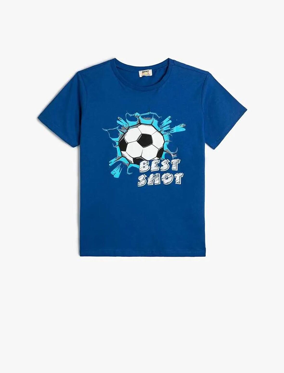 4SKB10056TK Koton Erkek Çocuk T-shirt SAKS