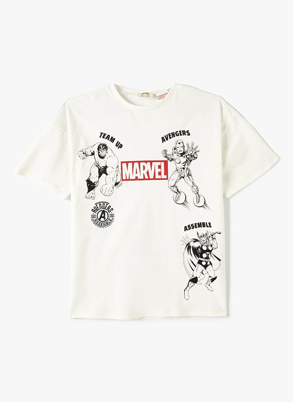 Koton Beyaz Erkek T-Shirt 4SKB10137TK