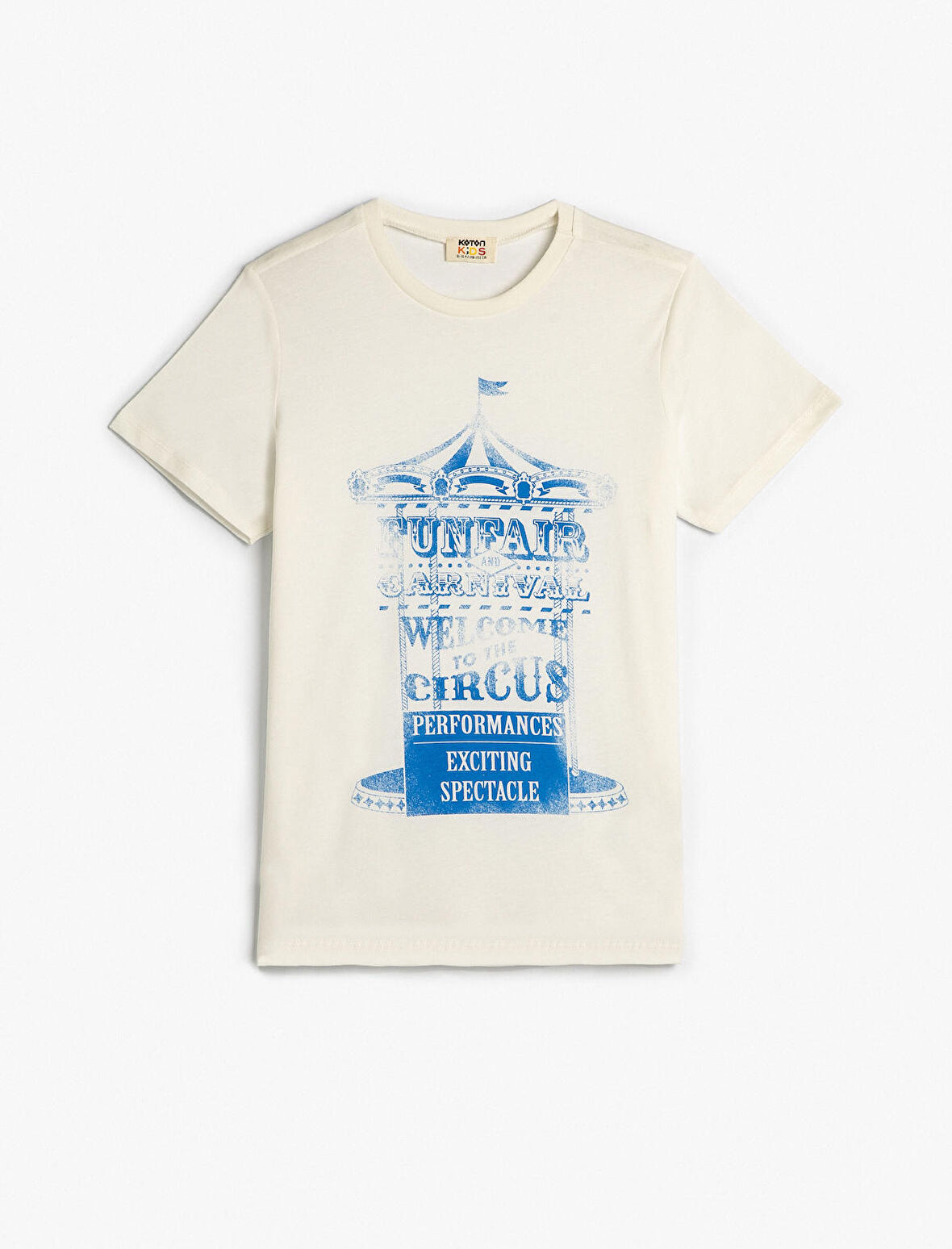 Tişört Kısa Kollu Bisiklet Yaka Oyun Temalı Slogan Baskı Detaylı Pamuklu