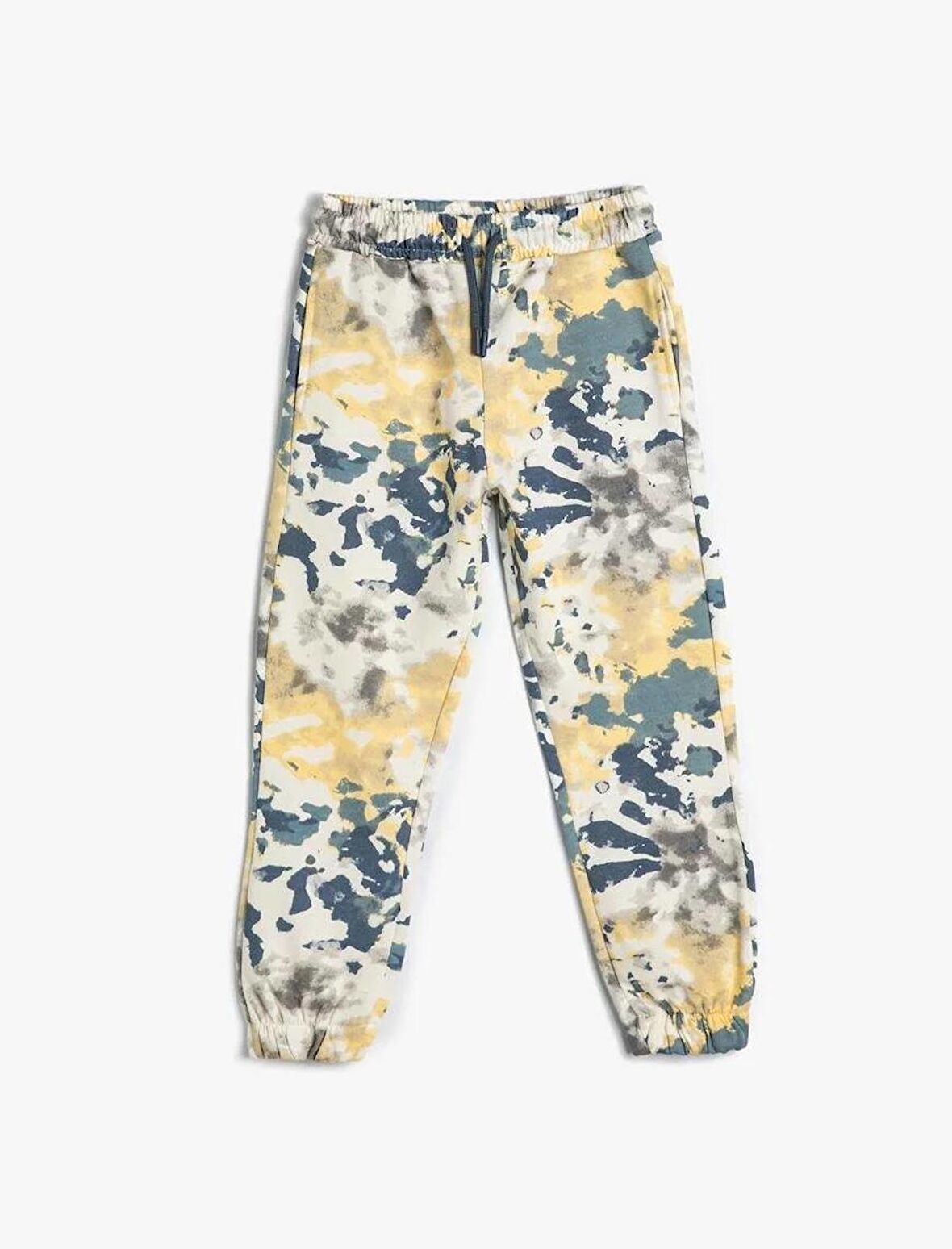 4SKB40015TK Koton Erkek Çocuk Eşofman Alt MAVİ DESENLİ