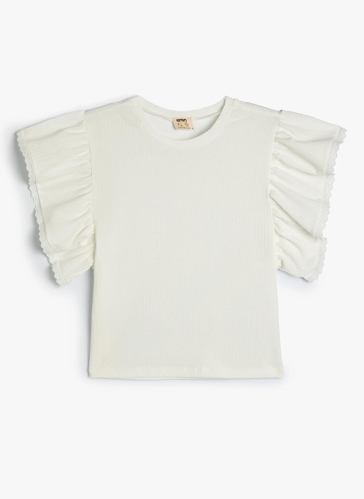Koton Beyaz Kız Çocuk Bluz 4SKG10035AK