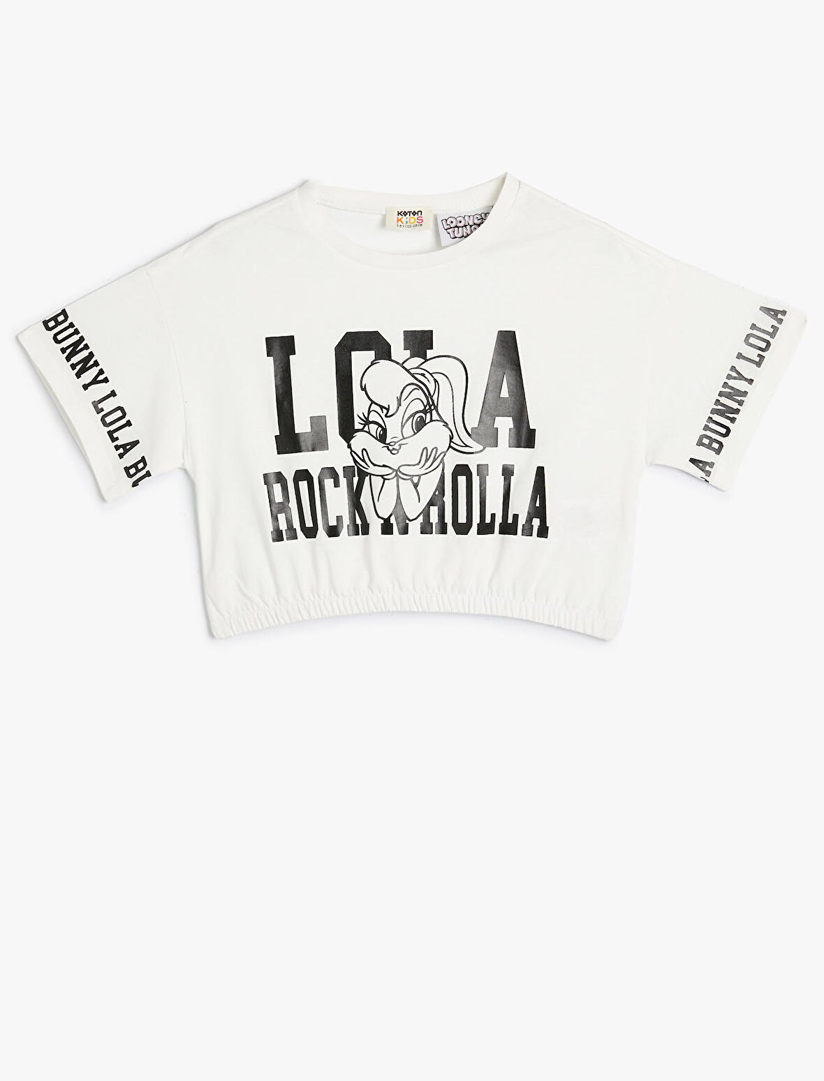 Crop Lola Bunny Tişört Lisanslı Beli Lastikli 