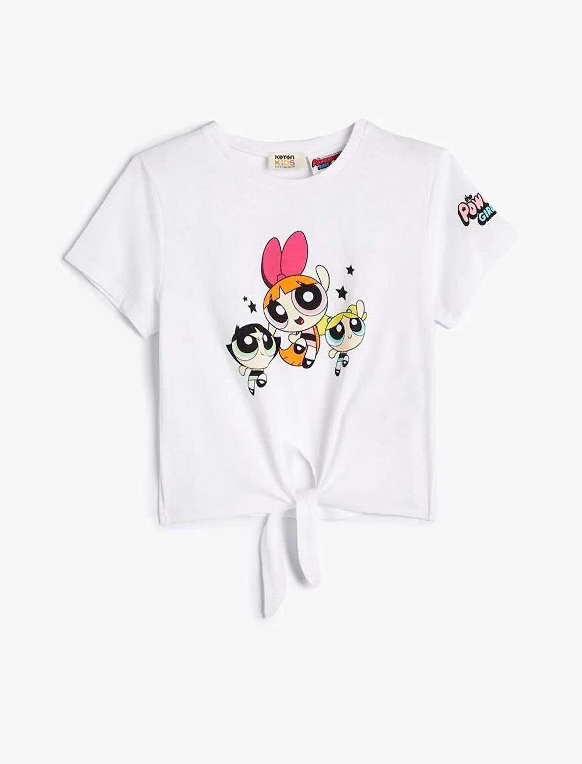 4SKG10140AK Koton Kız Çocuk T-shirt BEYAZ