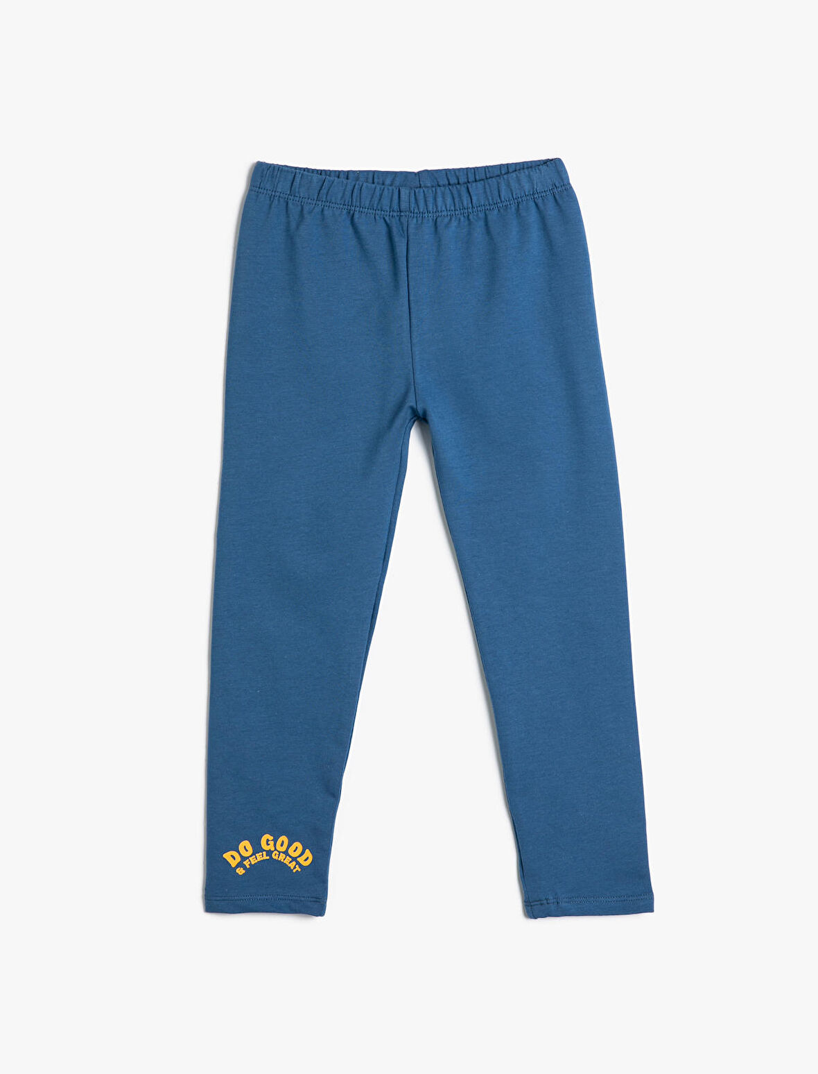 Basic Jogger Eşofman Altı Beli Lastikli Pamuklu Baskı Detaylı