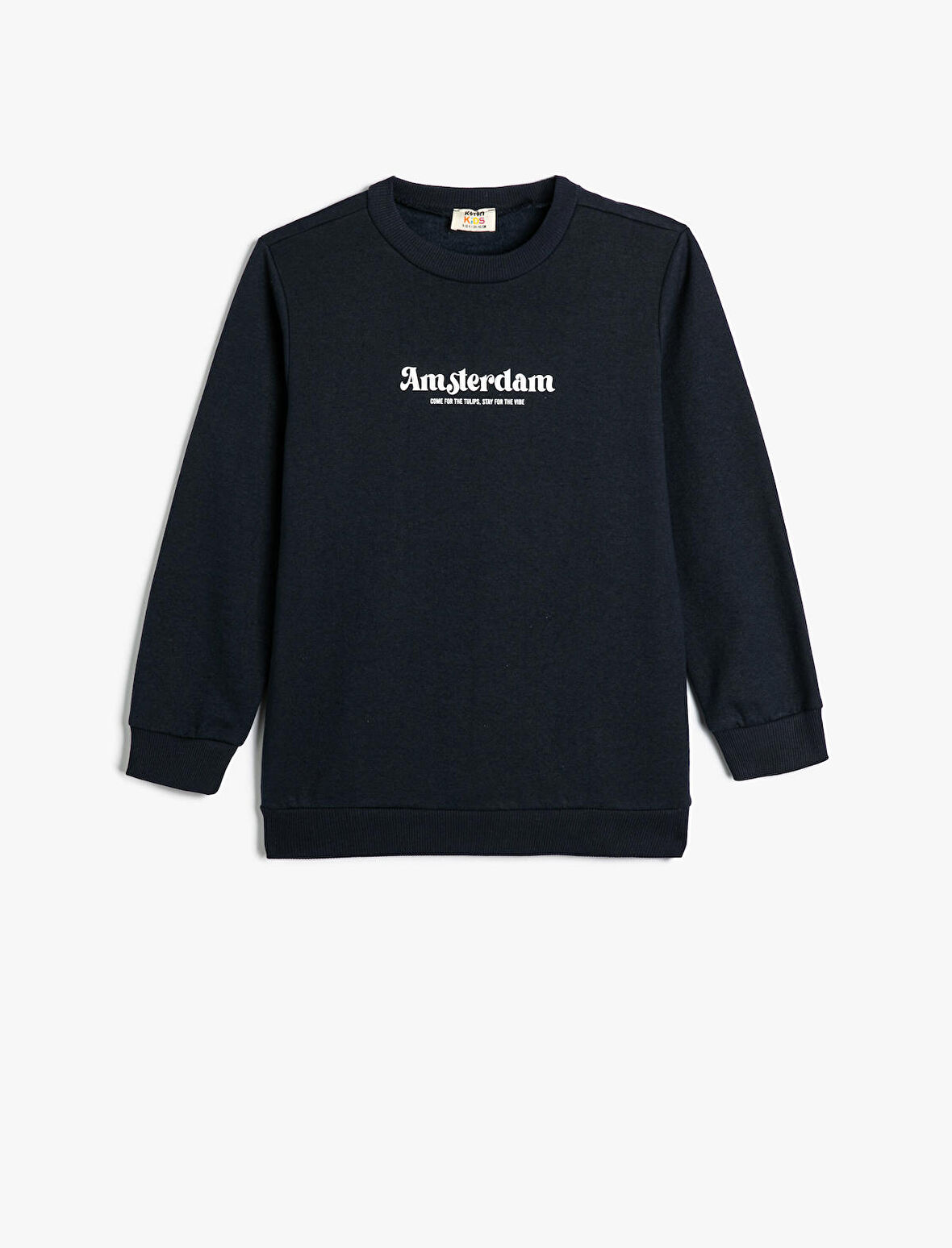 Sweat Uzun Kollu Bisiklet Yaka Şehir Baskılı Şardonlu