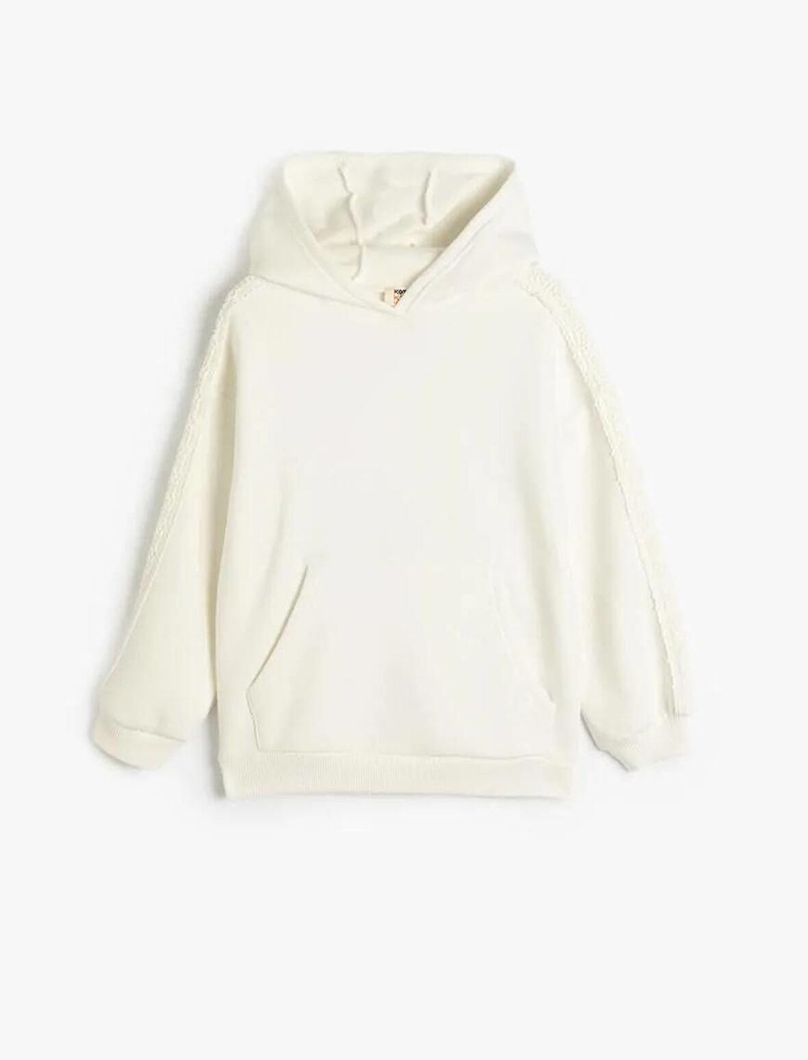 4WKG10592AK Koton Kız Çocuk Sweat EKRU