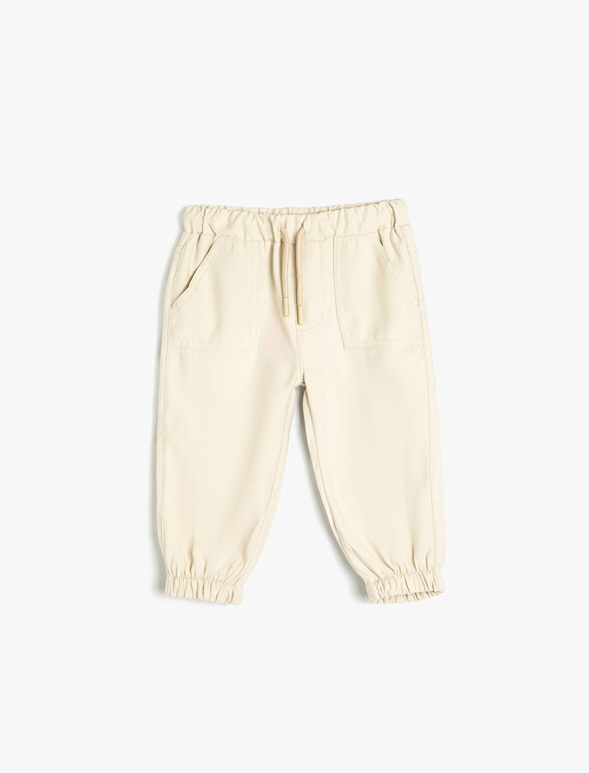 Basic Jogger Pantolon Viskon Kumaş 