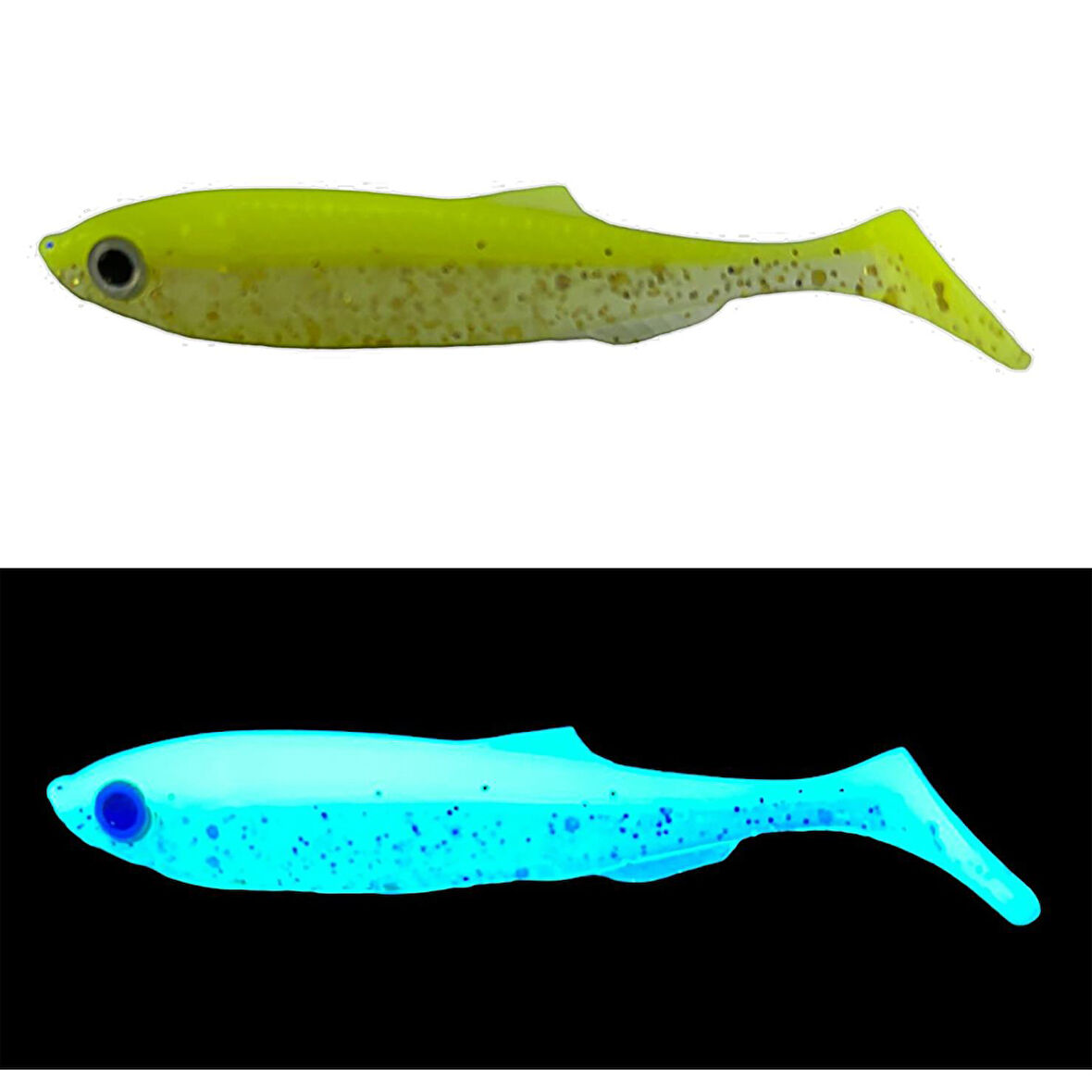 Mef Gamit 6.5cm 5 Adet Silikon Yem UV Lemon Sedef