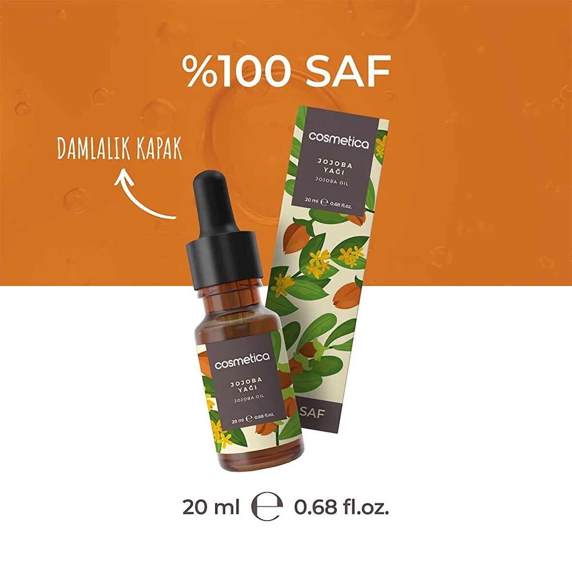 %100 Saf Jojoba Yağı 20 Ml