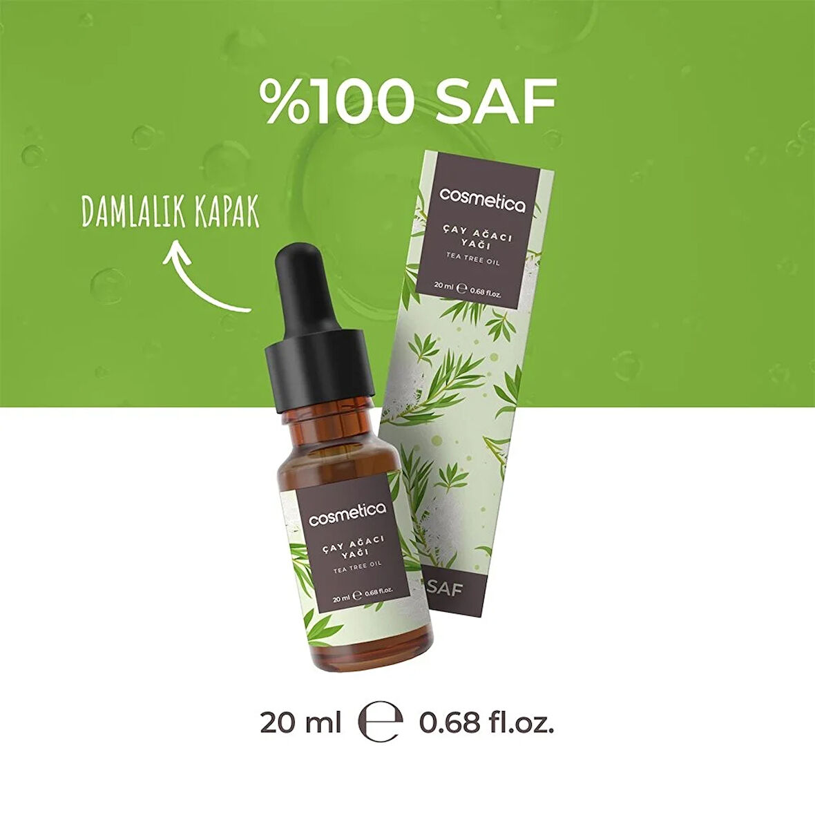 %100 Saf Çay Ağacı Yağı 20 Ml