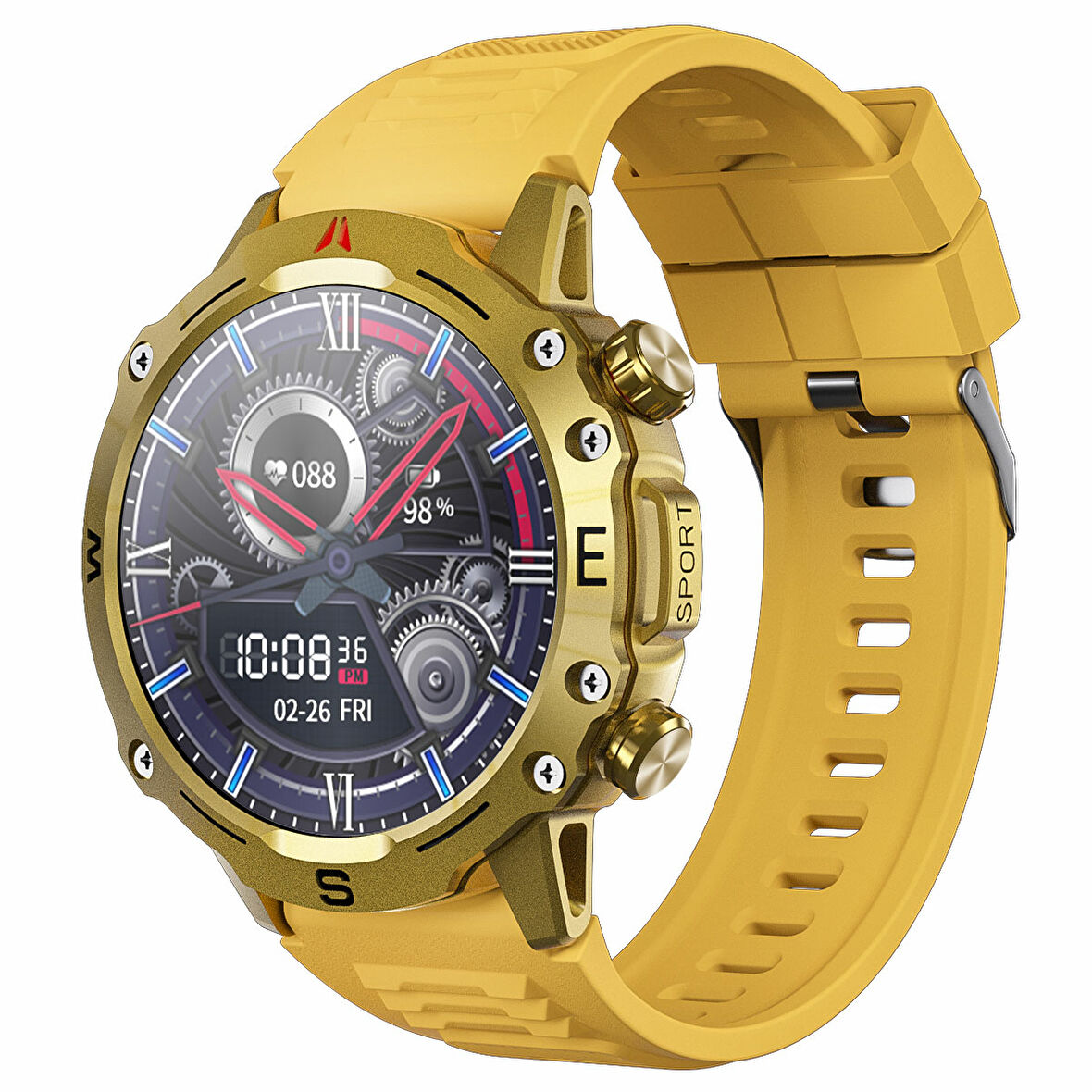 You Watch R15-Ar152 You Smart Gold & Yellow Silicon Unisex Kol Saati