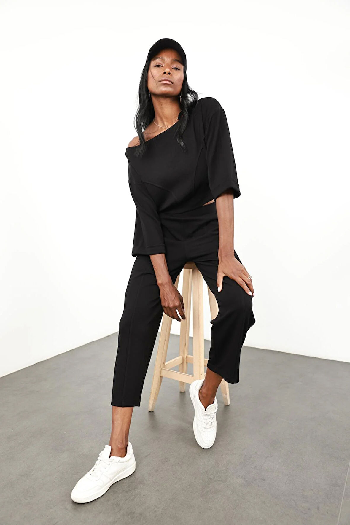 Siyah İthal Modal Takım 