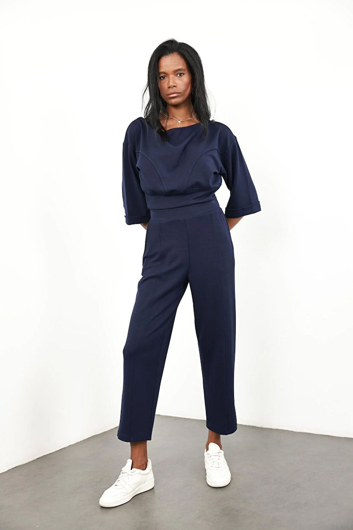 Lacivert İthal Modal Takım 