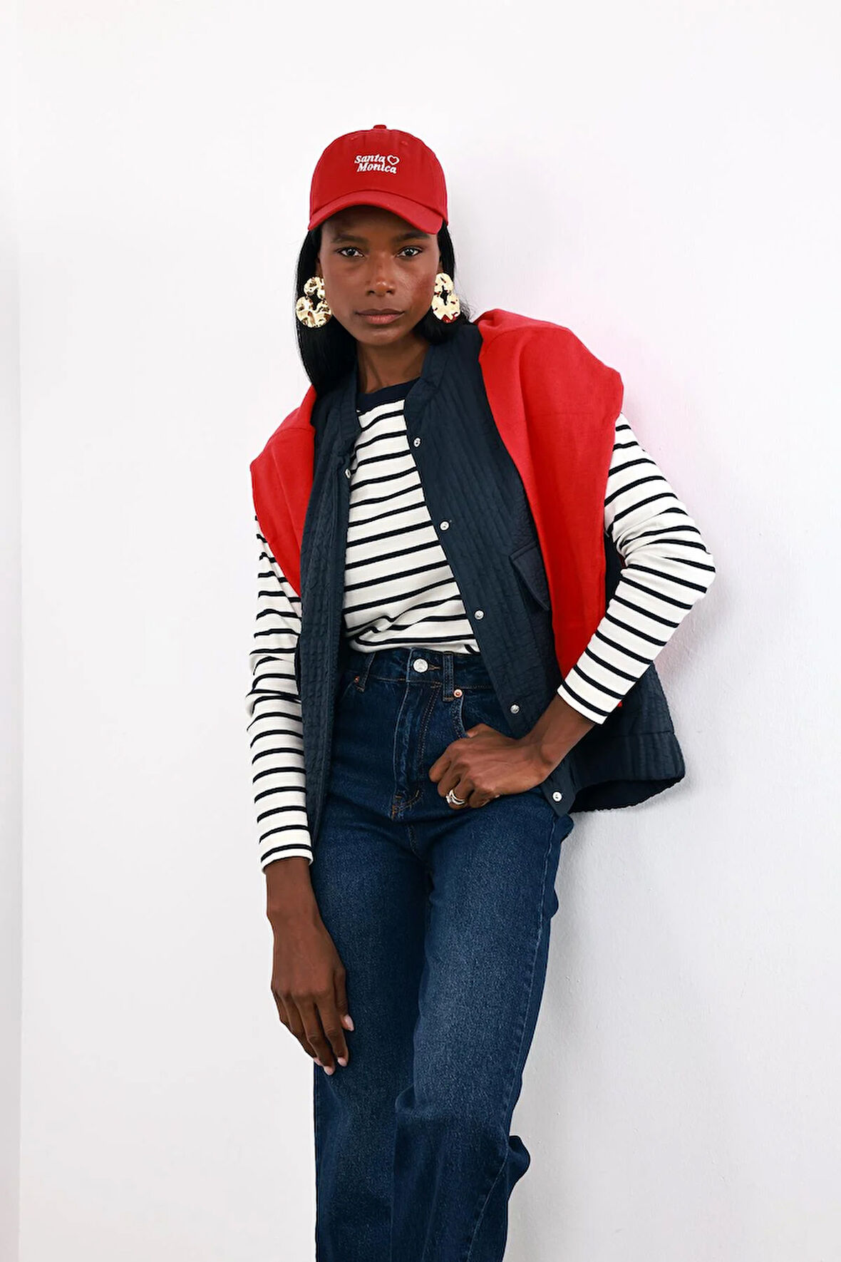 Lacivert Kapitone Yelek 5033