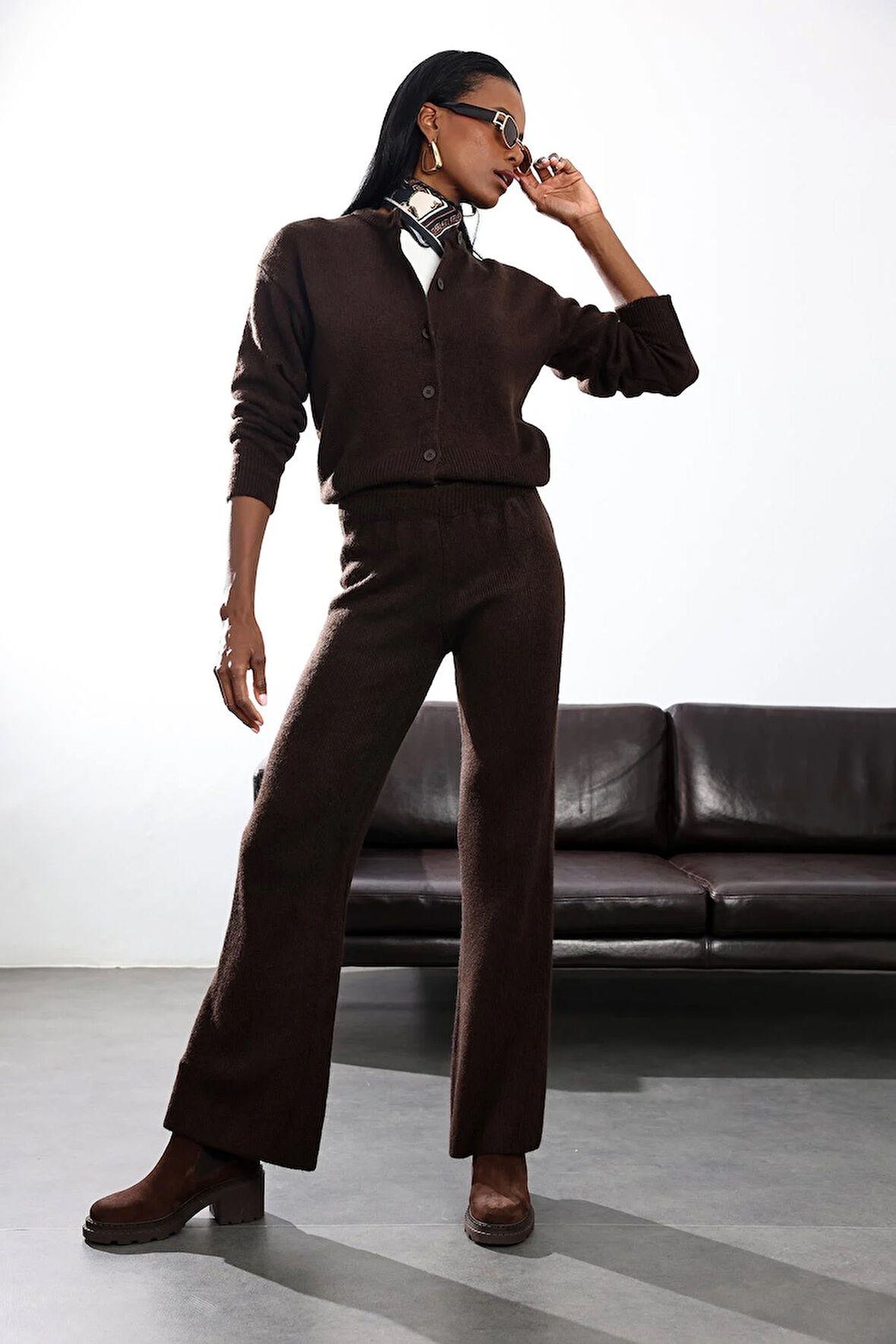 Acı Kahve Triko Takım 