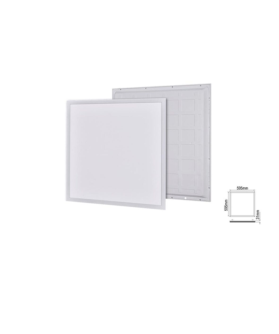 42W 60X60 Backlight Led Panel Armatür Beyaz Işık 2 Adet