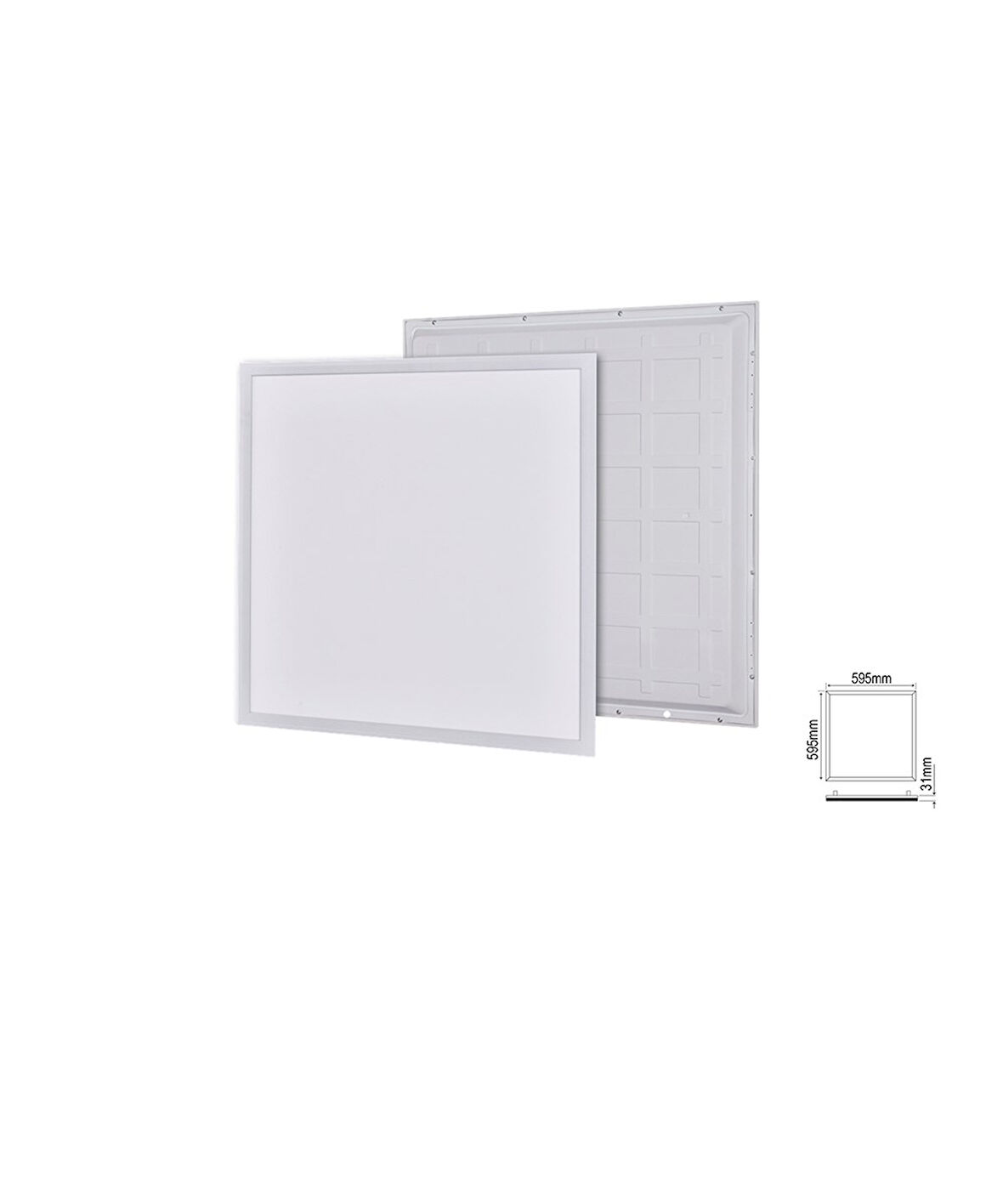42W 60X60 Backlight Led Panel Armatür 3200k Sarı Işık - 2 Adet