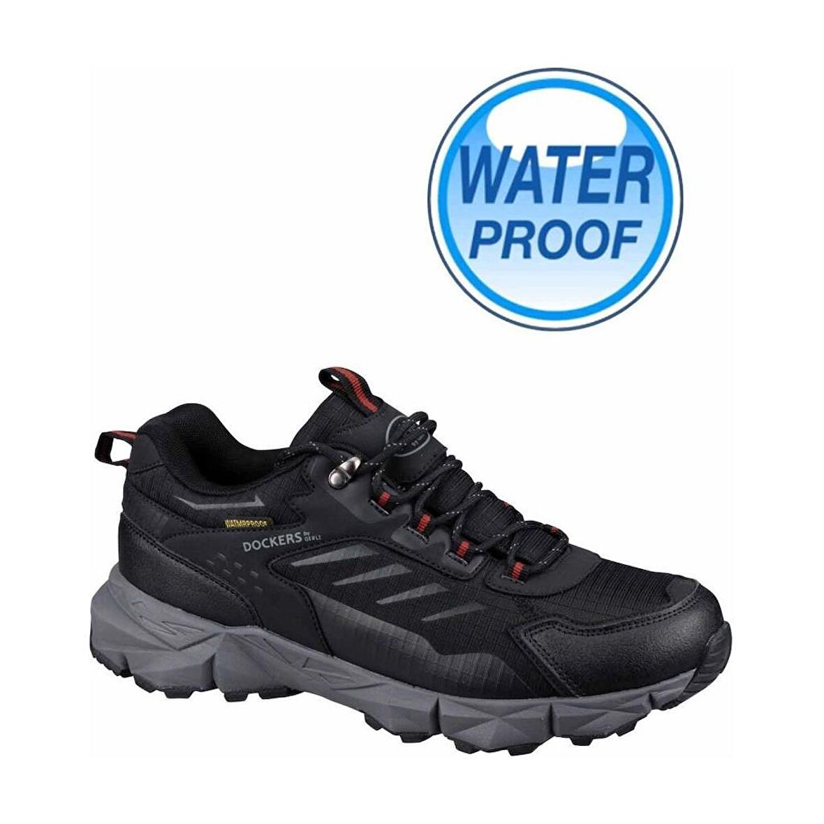 DOCKERS 231500 3PR SİYAH SU GEÇİRMEZ WATERPROOF COMFORT CASUAL OUTDOOR AYAKKABI