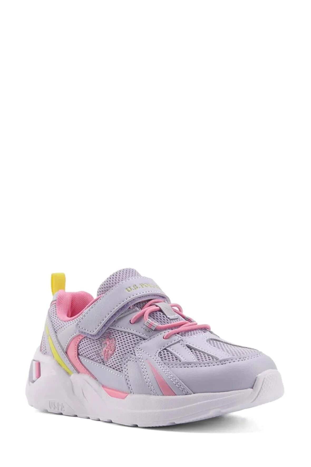 US POLO ASSN AKITA LİLA PEMBE SARI ÇOCUK SNEAKER