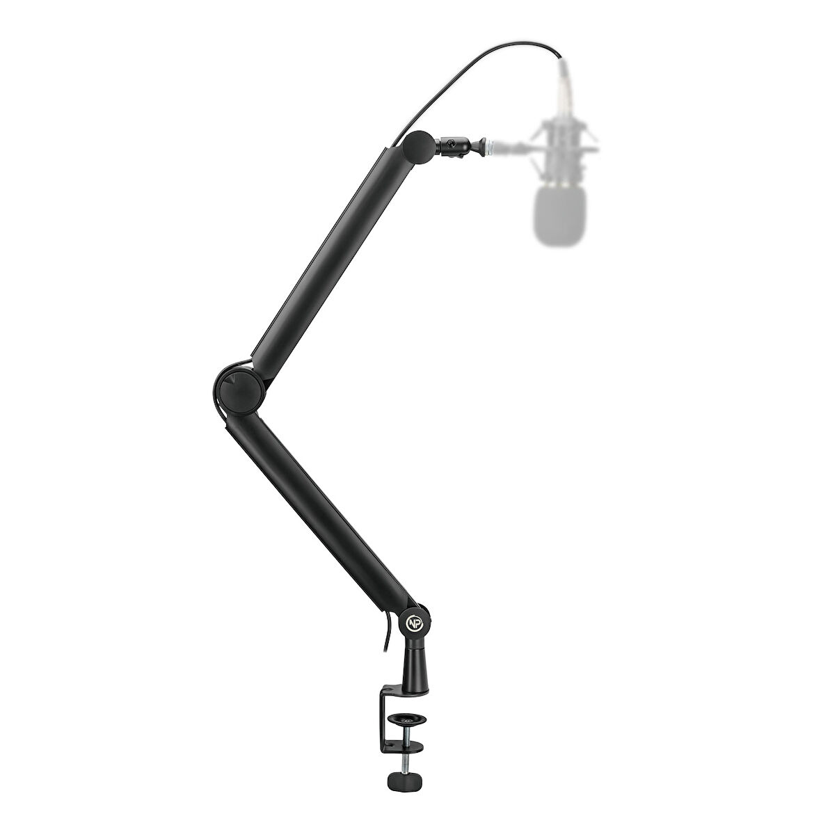 NPO STD131B Stüdyo Tasarım Kablo Yönetimli  Amortisörlü Profesyonel Yayıncı Mikrofon Kolu