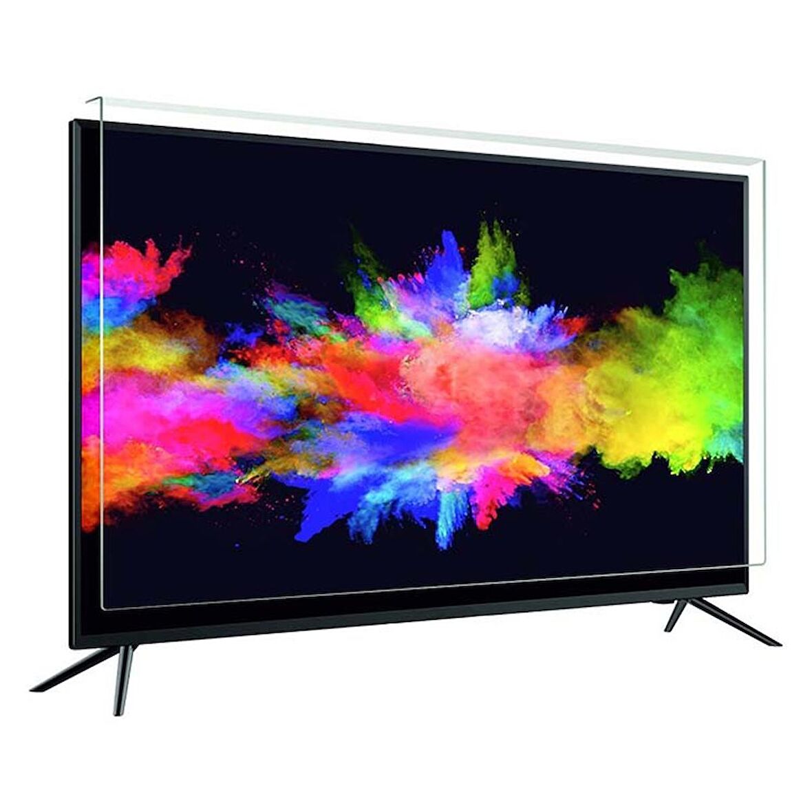 Bestoclass Axen 32" Kapadokya Uydu Alıcılı (Siyah) Tv Ekran Koruyucu Düz (Flat) Ekran