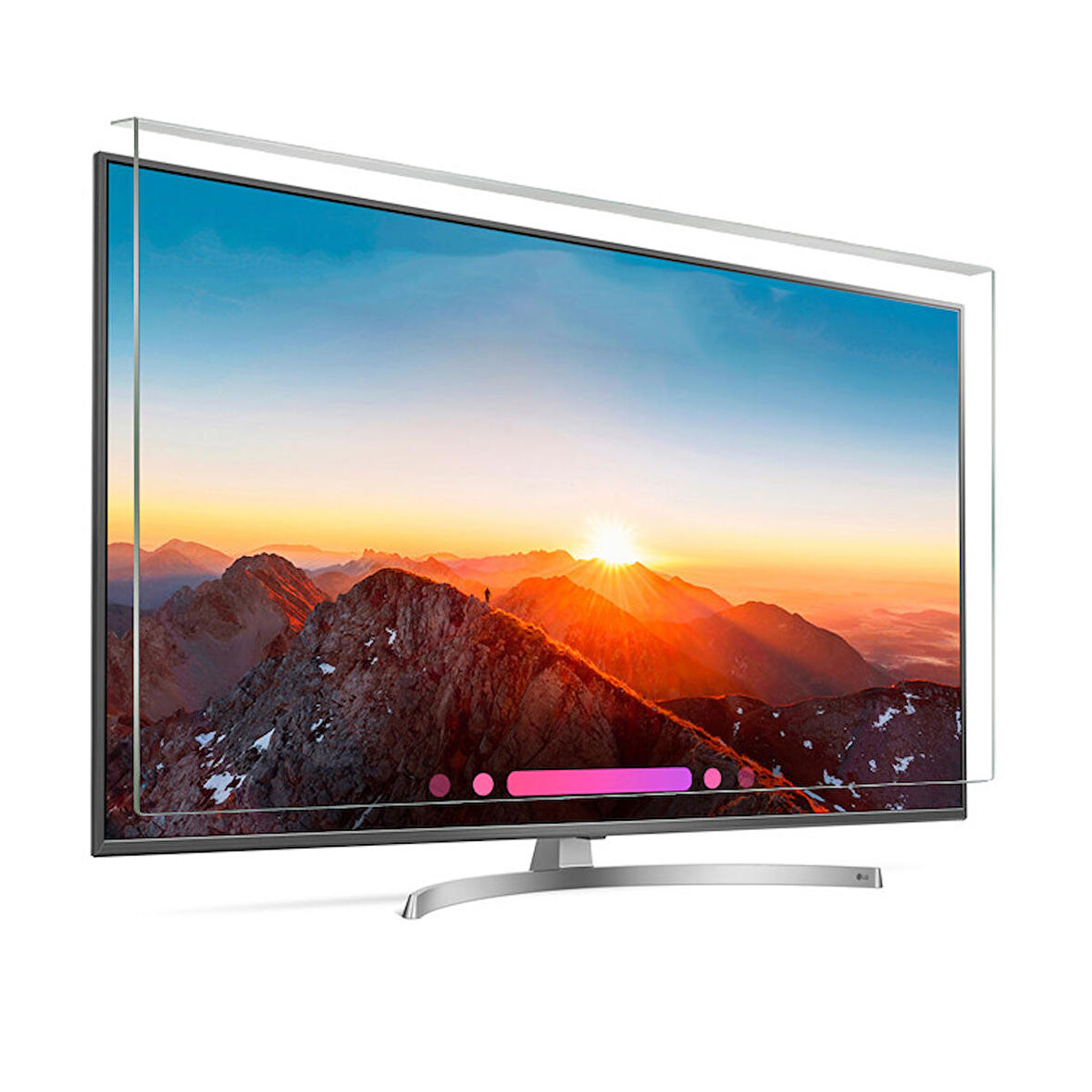 Bestomark Samsung 50LS01B Tv Ekran Koruyucu Düz (Flat) Ekran