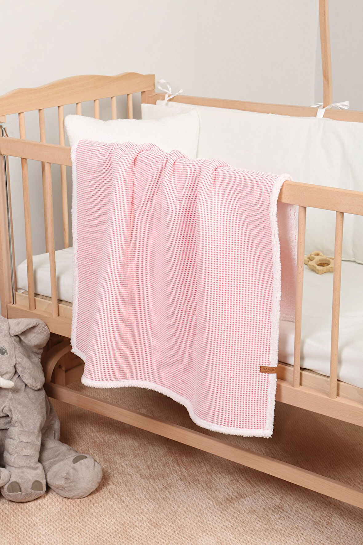Pouf Bebek BATTANiYE 80x100 cm Alize Pembe