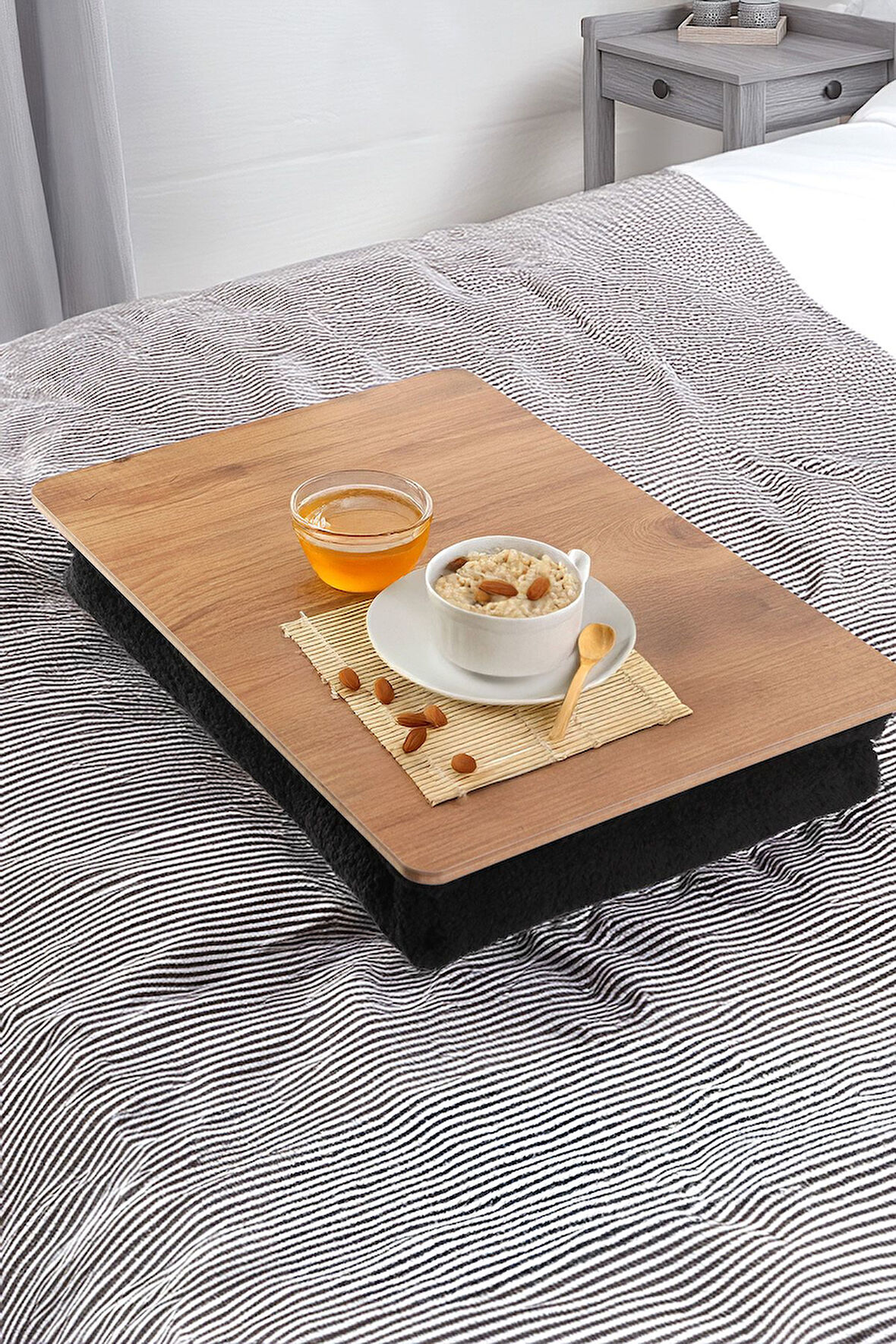 Keyif Tepsisi Diz Minderi Siyah