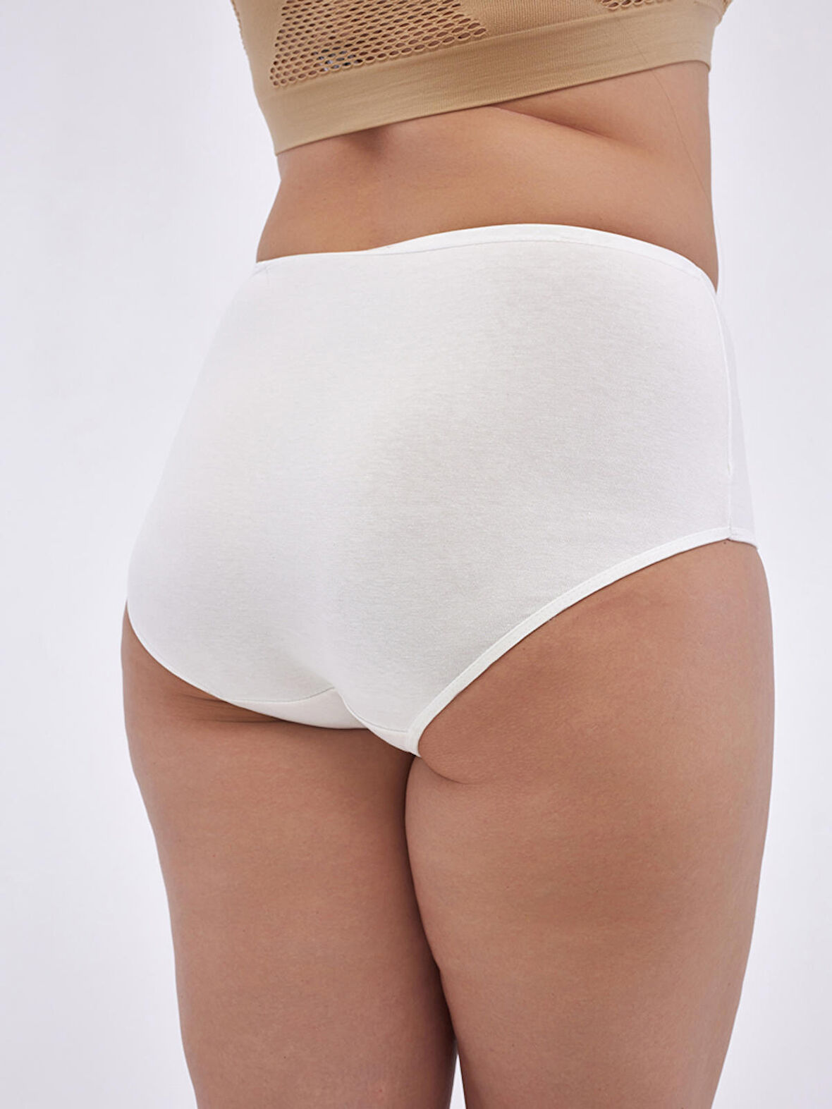 Kadın Extra Battal Külot - 5 Adet Beyaz (8XL, 9XL, 10XL)