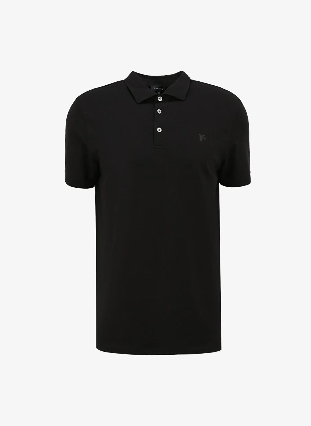 Siyah Erkek Polo Yaka Regular Fit Polo T-Shirt FC4SM-TST 0250