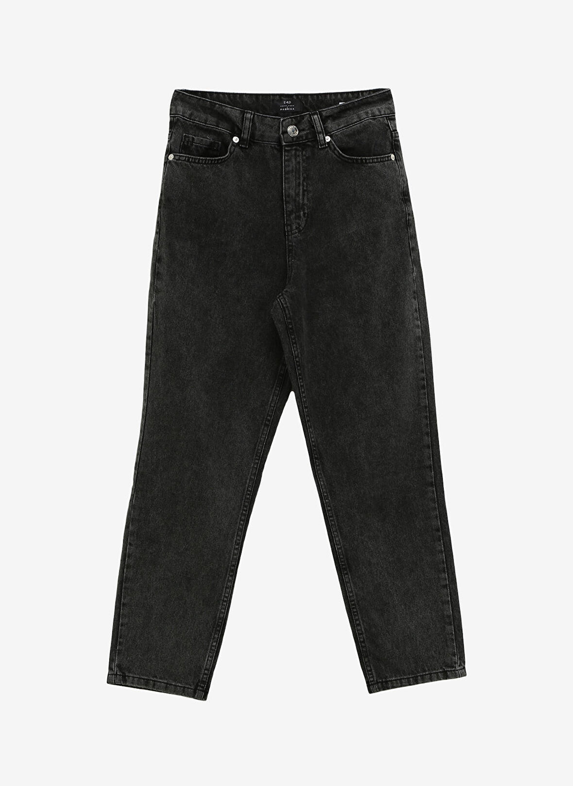 Normal Bel Normal Paça Straight Gri Kadın Denim Pantolon F3WL-PNT W54