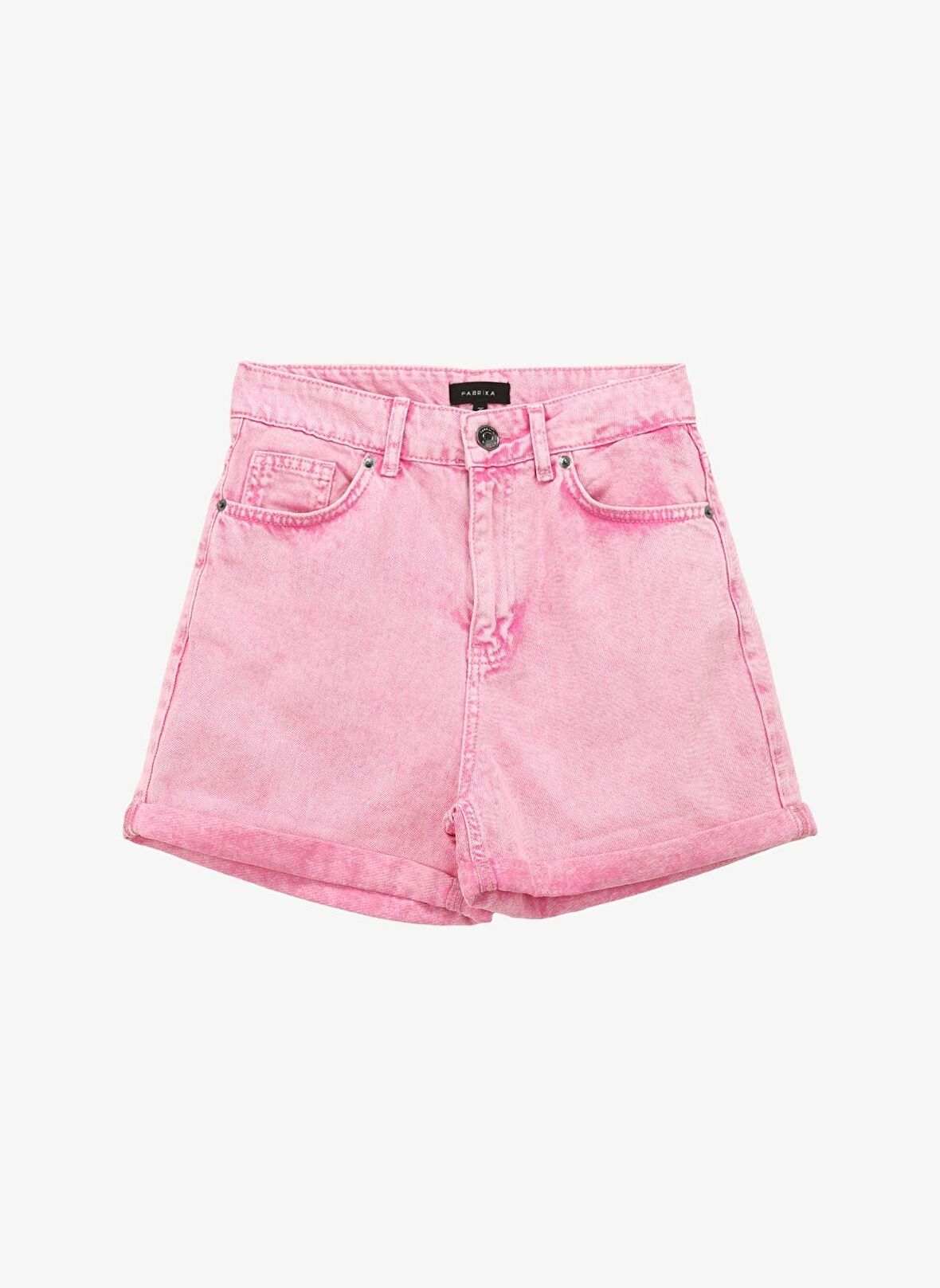 Fabrika Normal Bel Basic Pembe Kadın Şort F4SL-SHT0481