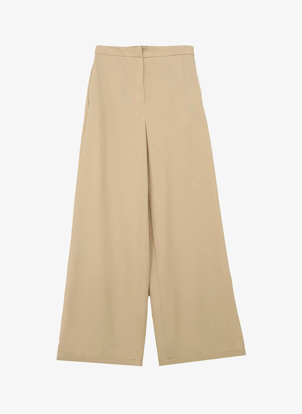 Normal Bel Flare Bej Kadın Pantolon FC4SL-PNT0869