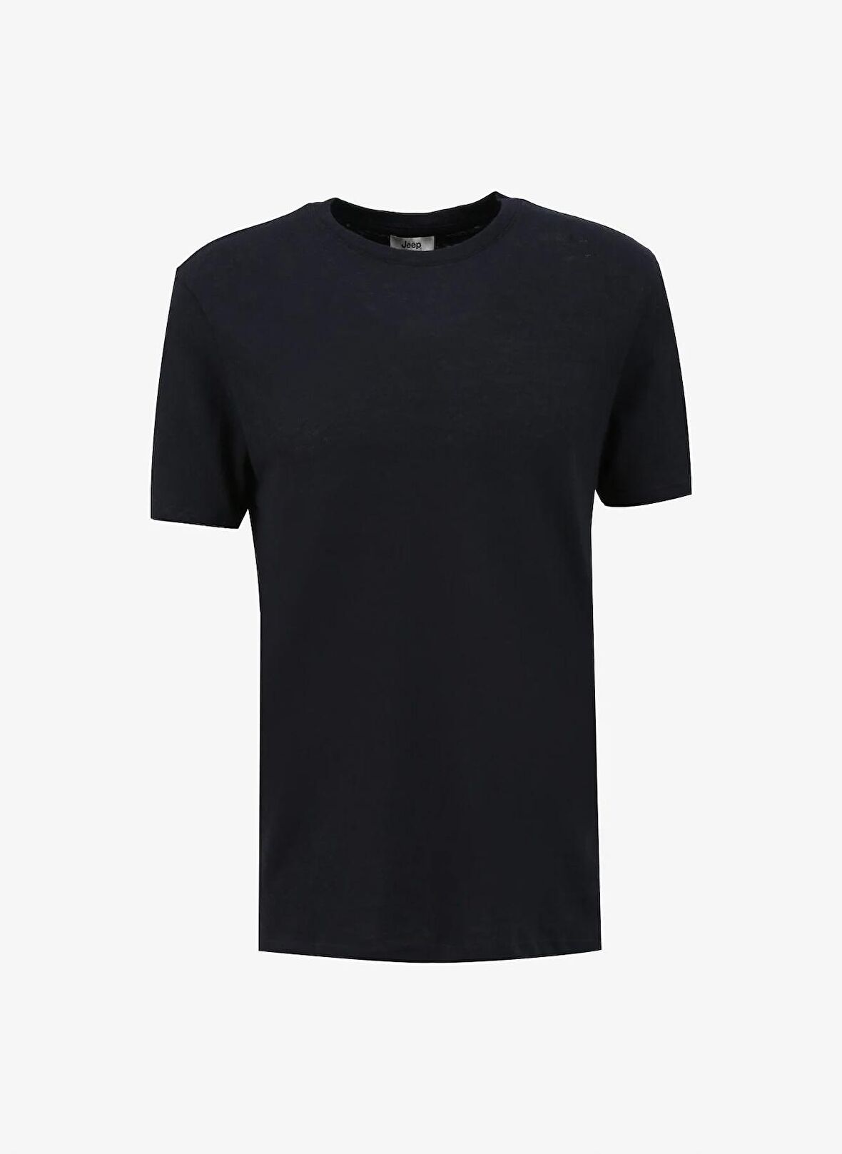 Jeep Lacivert Erkek Bisiklet Yaka Relaxed Baskılı T-Shirt C4SM-TST4600