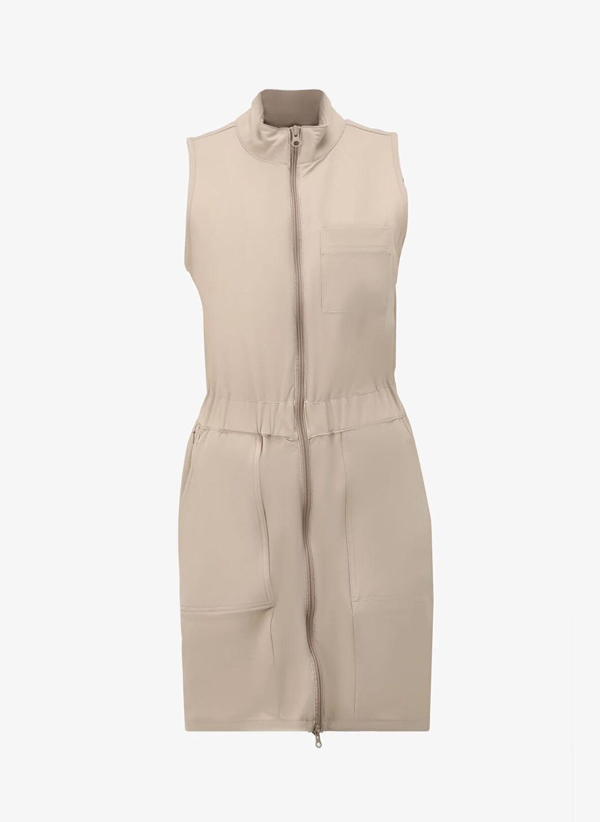 Bej Kadın Basic Elbise D4SL-ELB3009