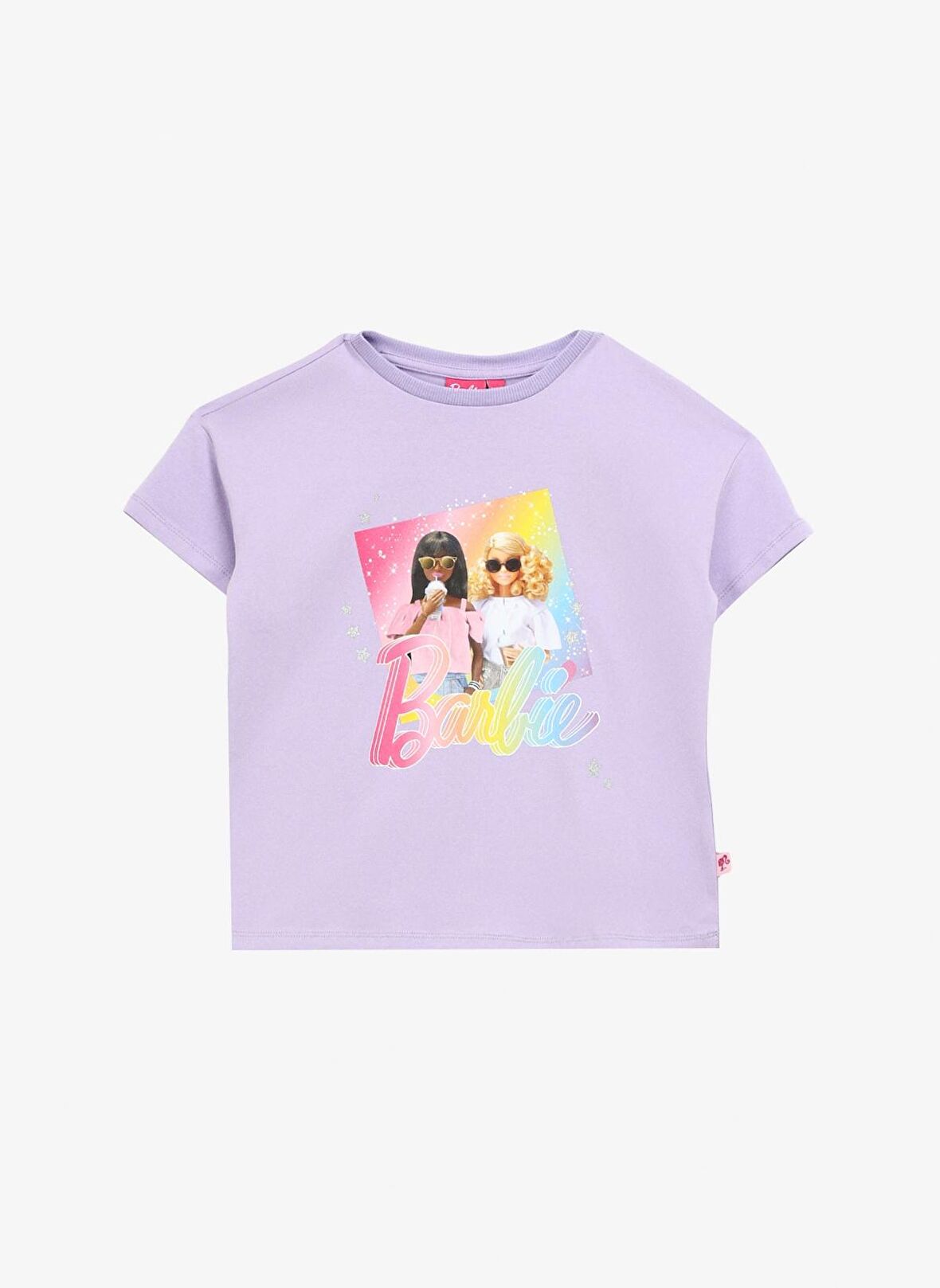 Barbie Baskılı Lila Kız Çocuk T-Shirt BRB4SG-TST6014