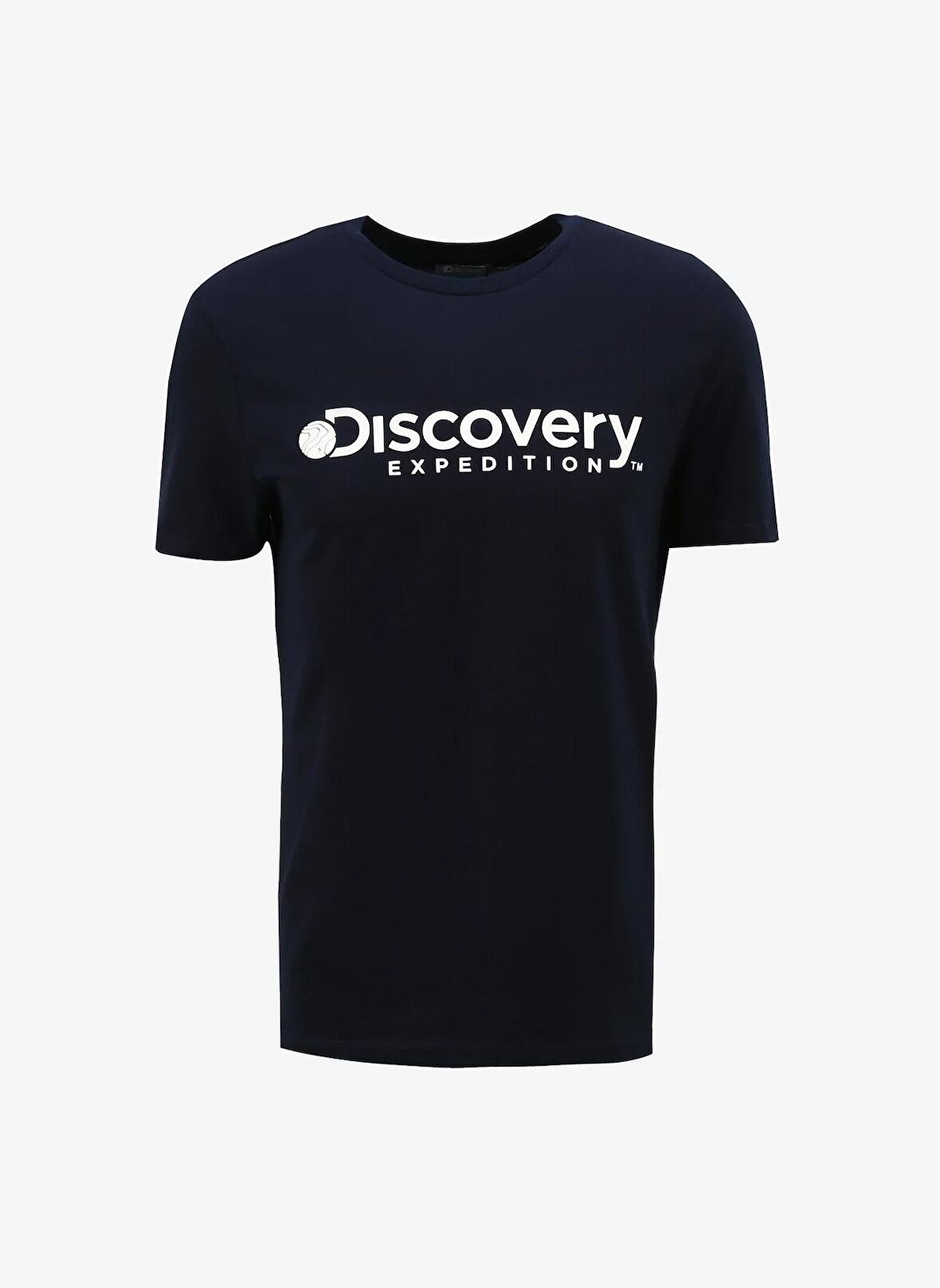 Discovery Expedition Lacivert Erkek Bisiklet Yaka T-Shirt D4SM-TST3290