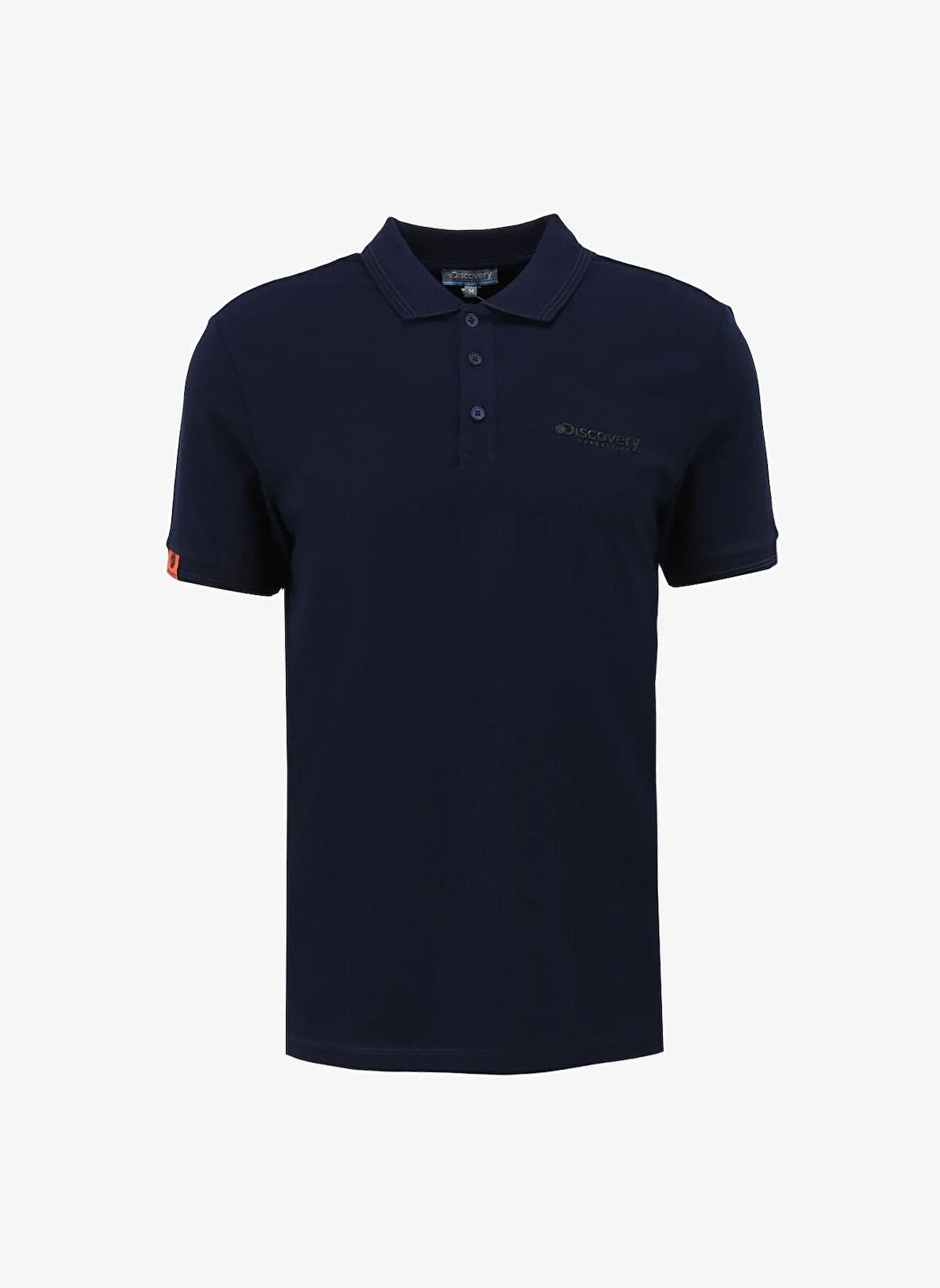 Discovery Expedition Lacivert Erkek Basic Polo T-Shirt D4SM-TST3248