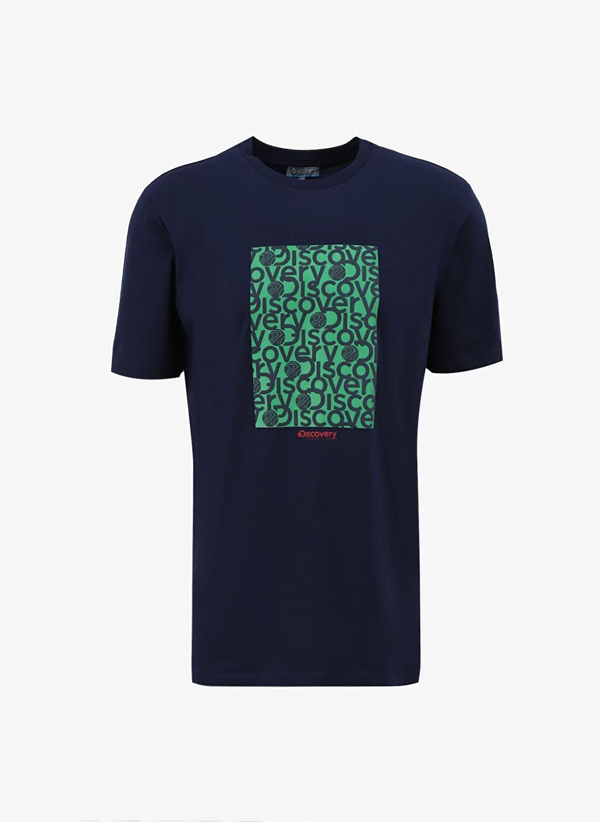 Discovery Expedition Lacivert Erkek Bisiklet Yaka Relaxed T-Shirt D4SM-TST3281