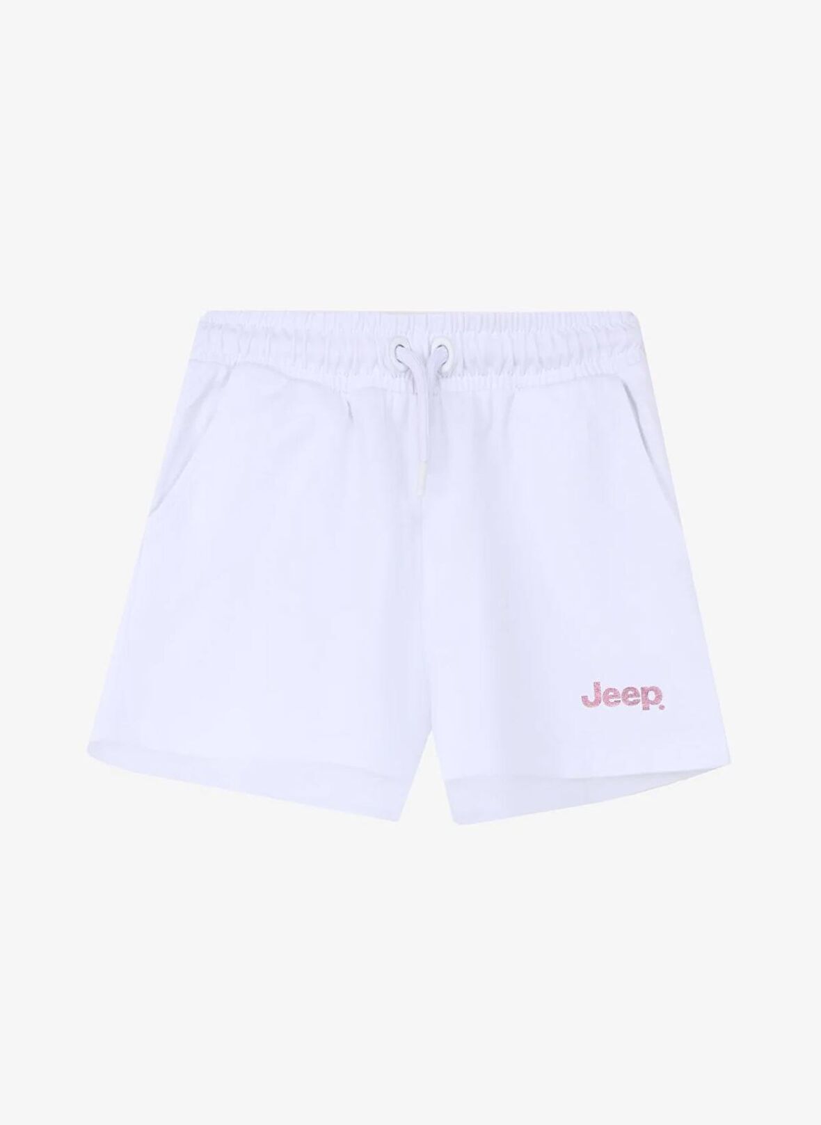 Jeep Ekru Kız Çocuk Relaxed Baskılı Şort C4SG-SHT7033