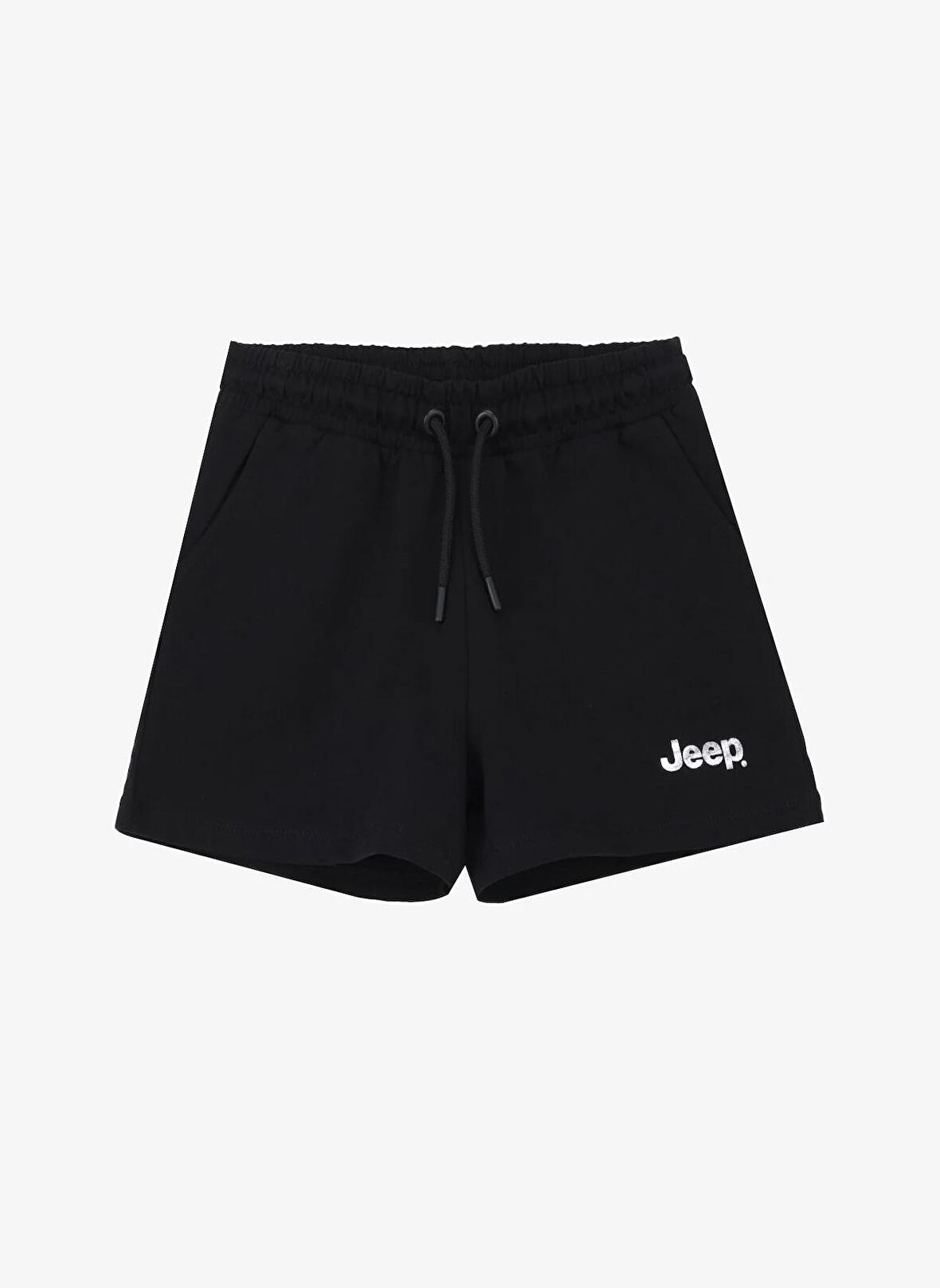 Jeep Siyah Kız Çocuk Relaxed Baskılı Şort C4SG-SHT7033