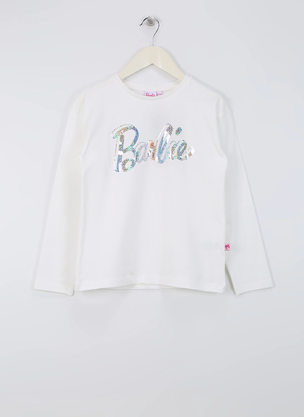 Barbie Baskılı Ekru Kadın T-Shirt BRB4WG-TST6020